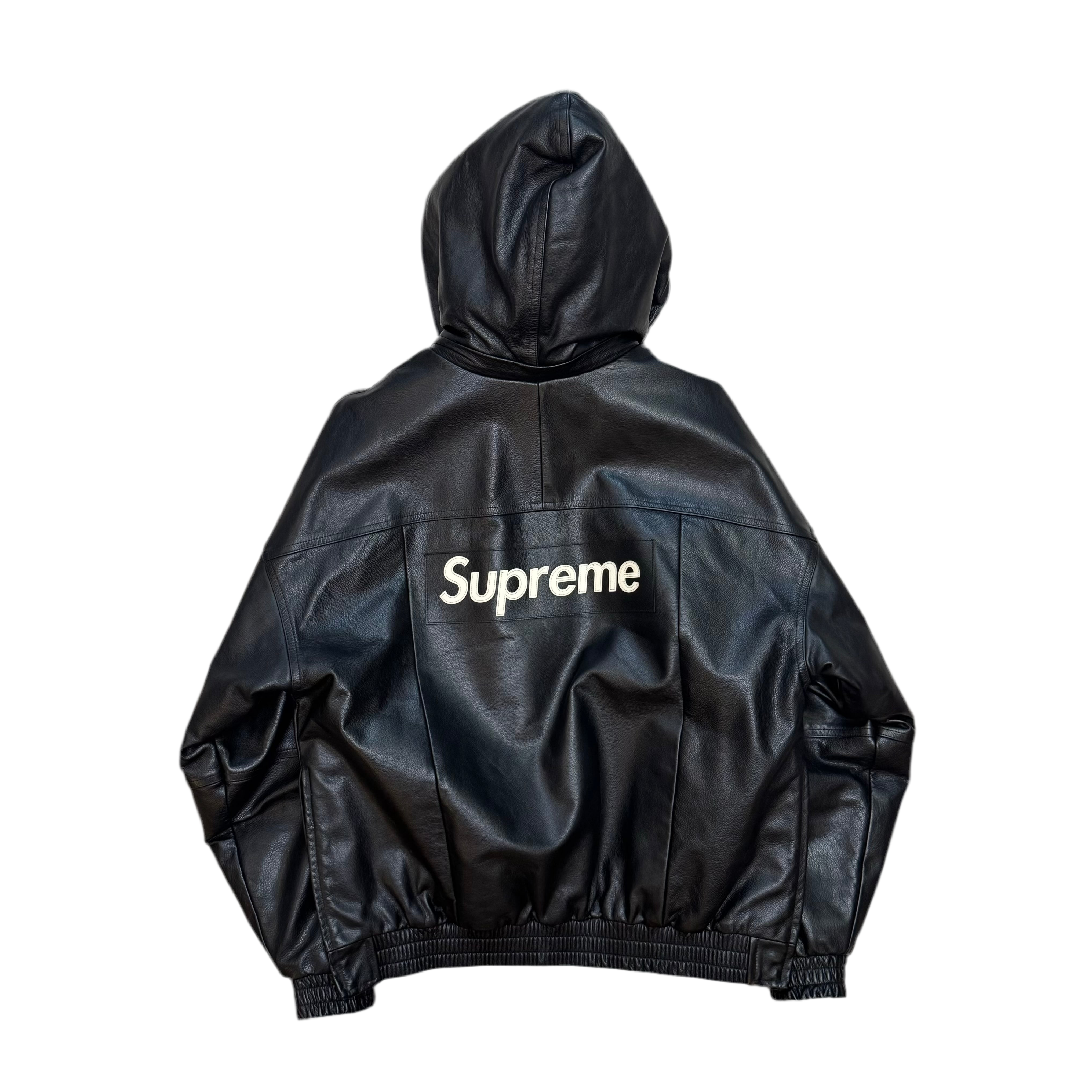 supreme x nike leather anorak