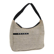 Prada Canvas Baguette Shoulder Bag