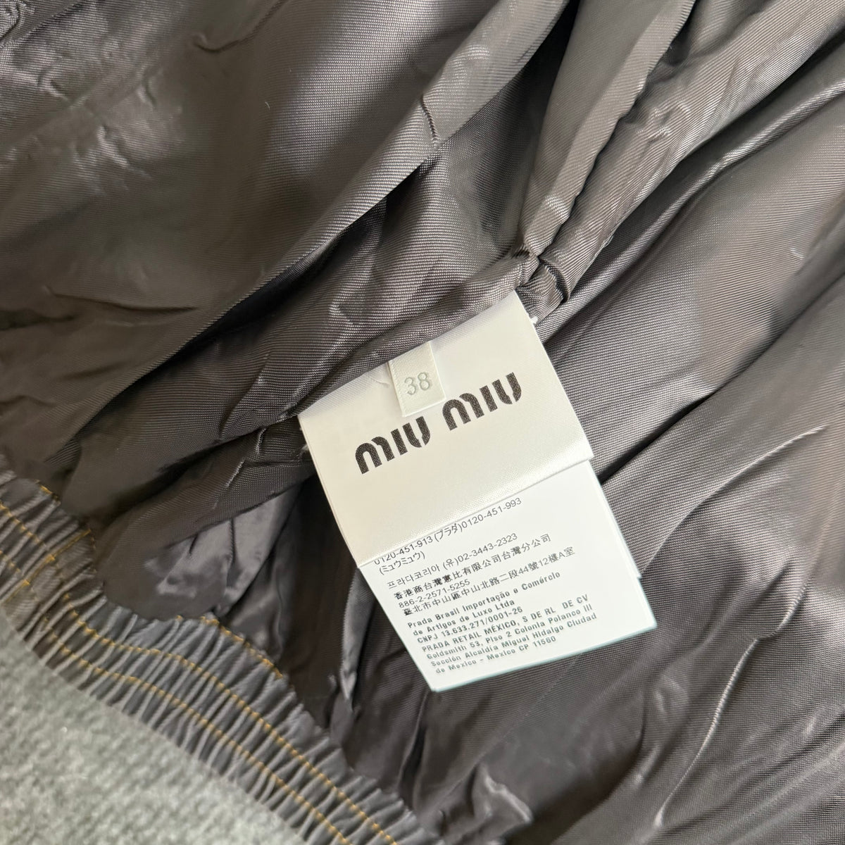Miu Miu jakke (Str. 38)
