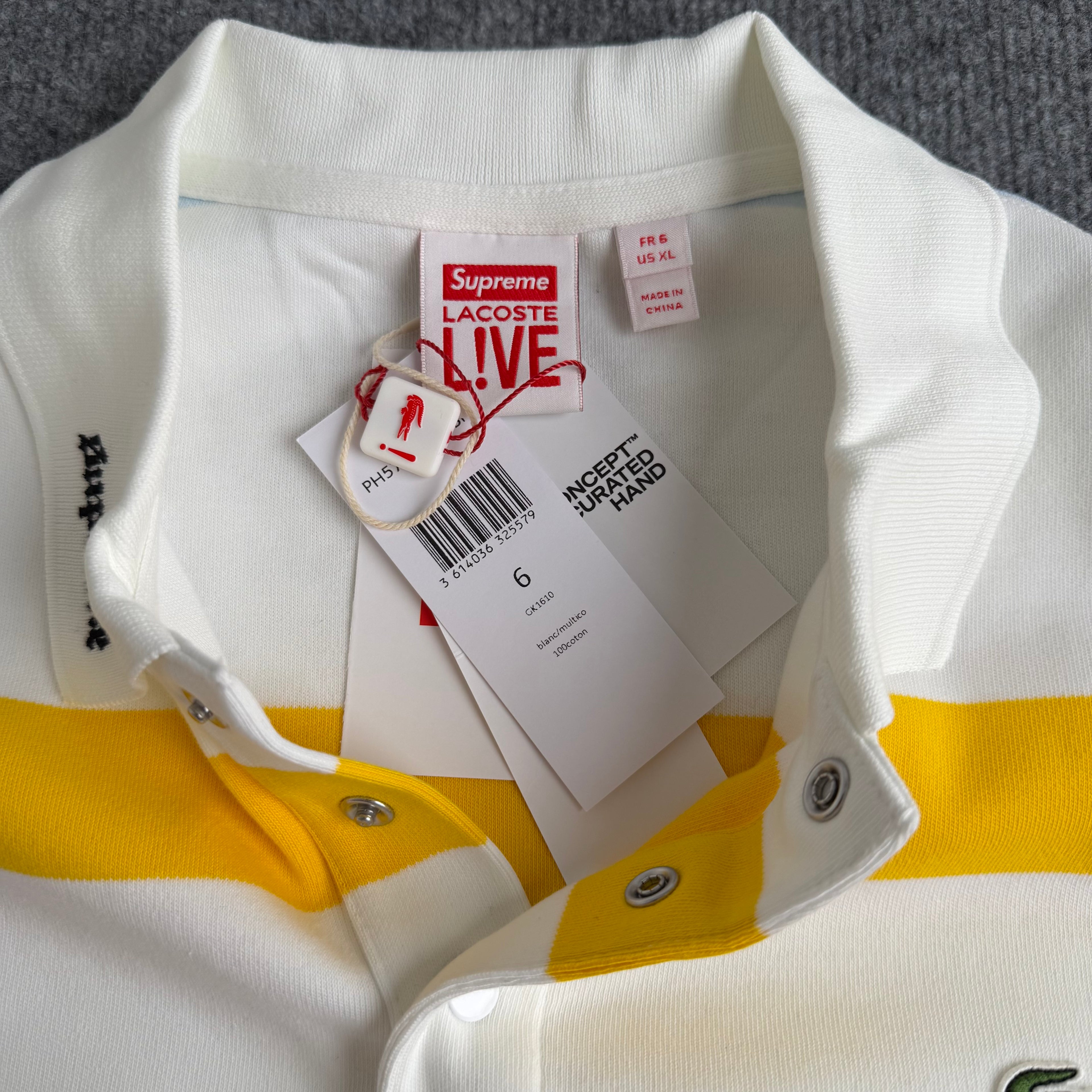 Supreme x lacoste bluse (Str. XL)