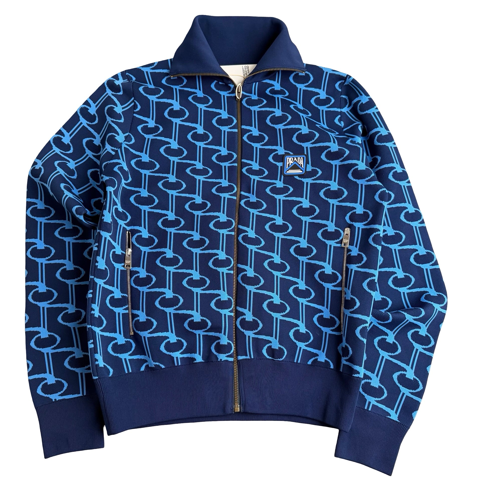 Prada Zip bluse (Str. S)