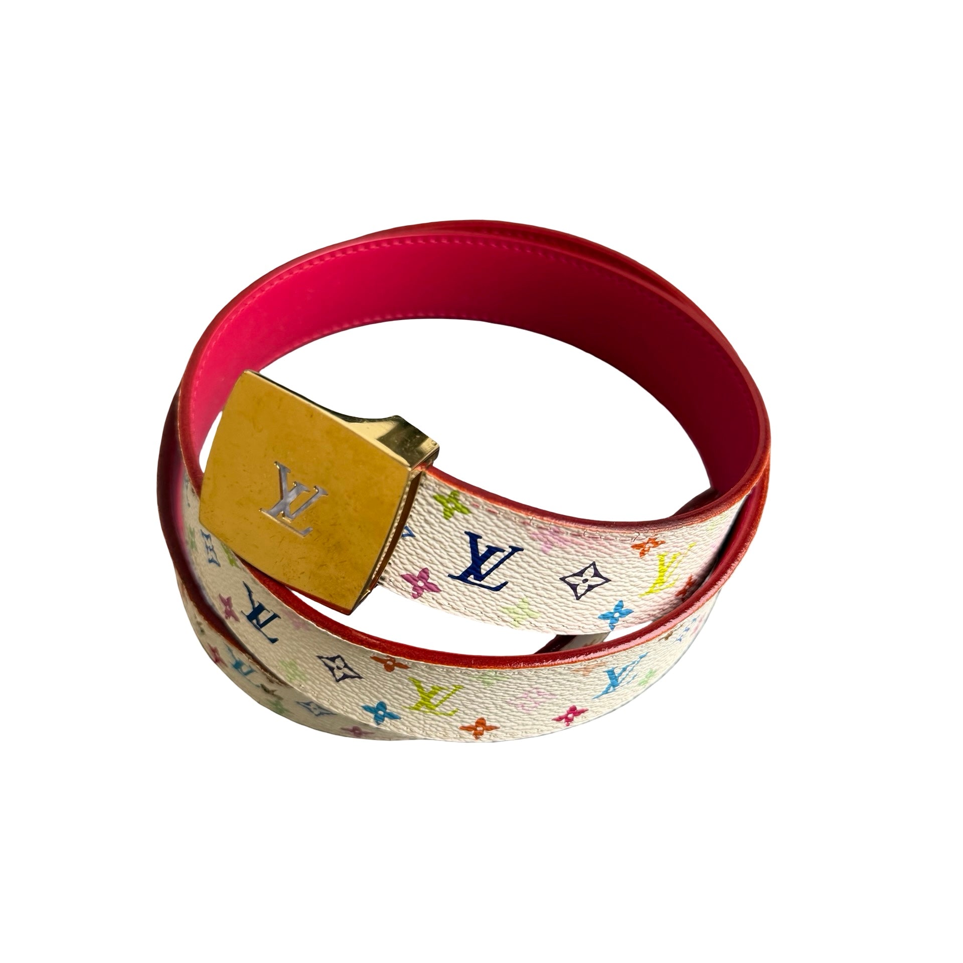 Louis Vuitton x takashi murakami bælte (Str. 85)
