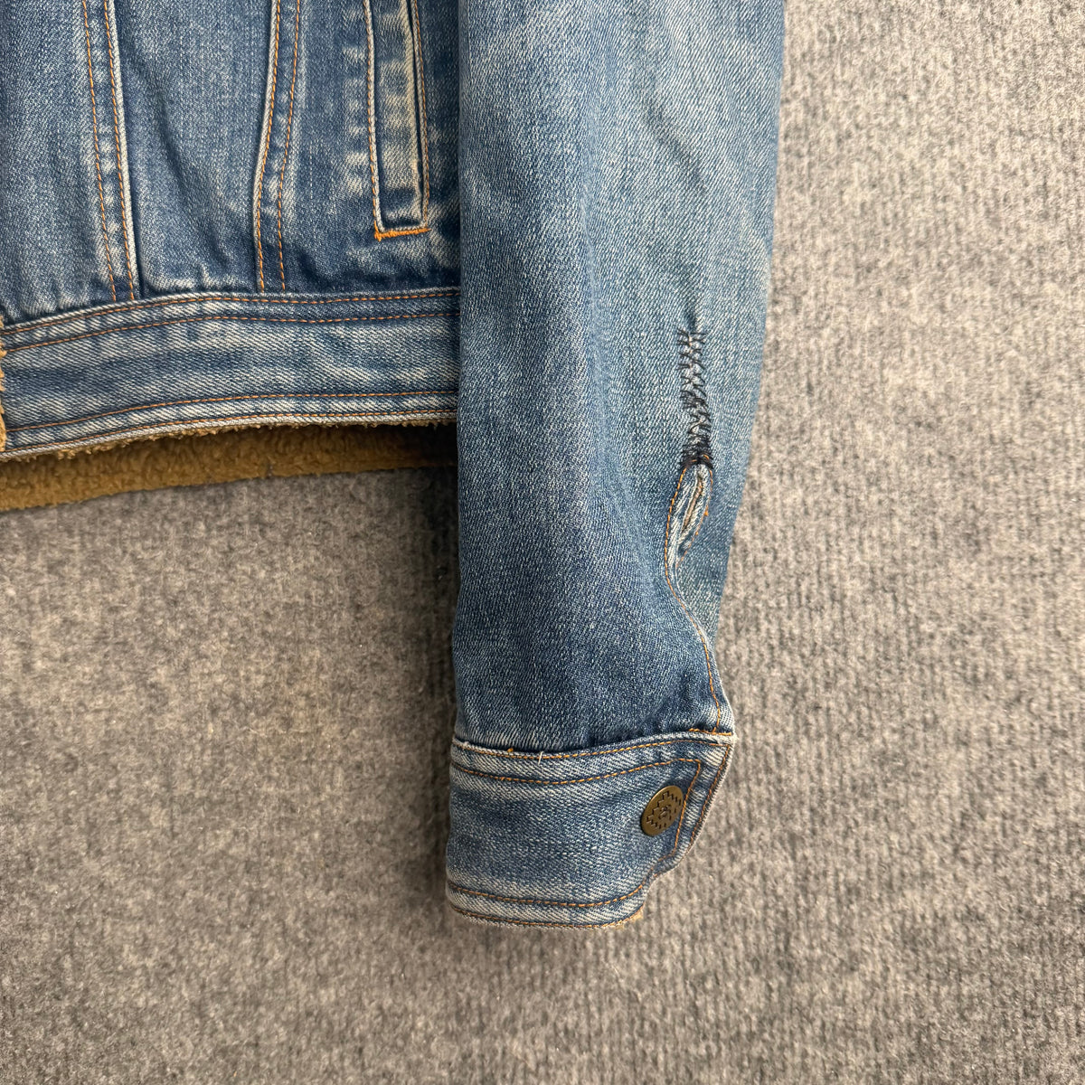 Stussy vintage denim jakke (Str. S)