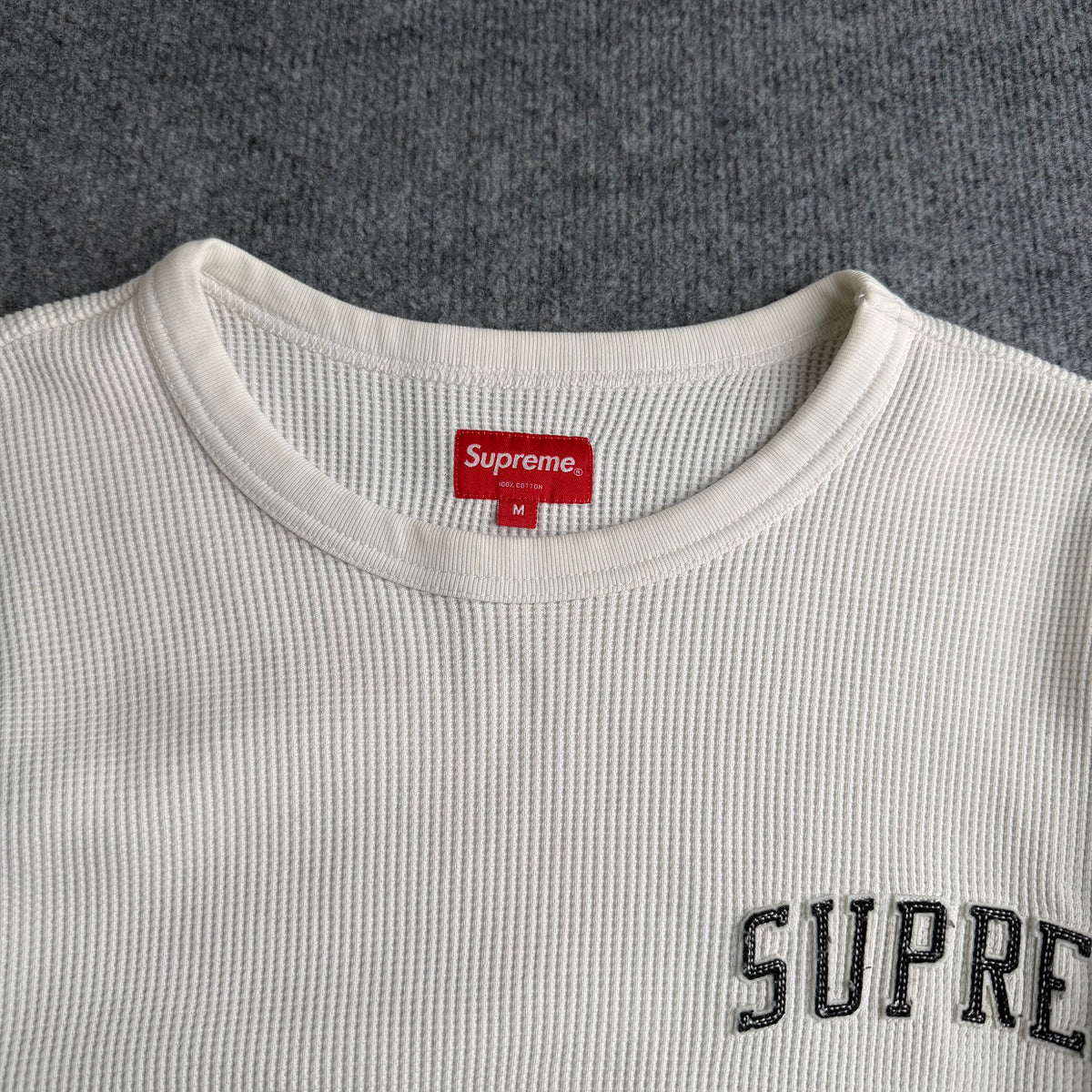 Supreme waffleknit bluse (Str. M)