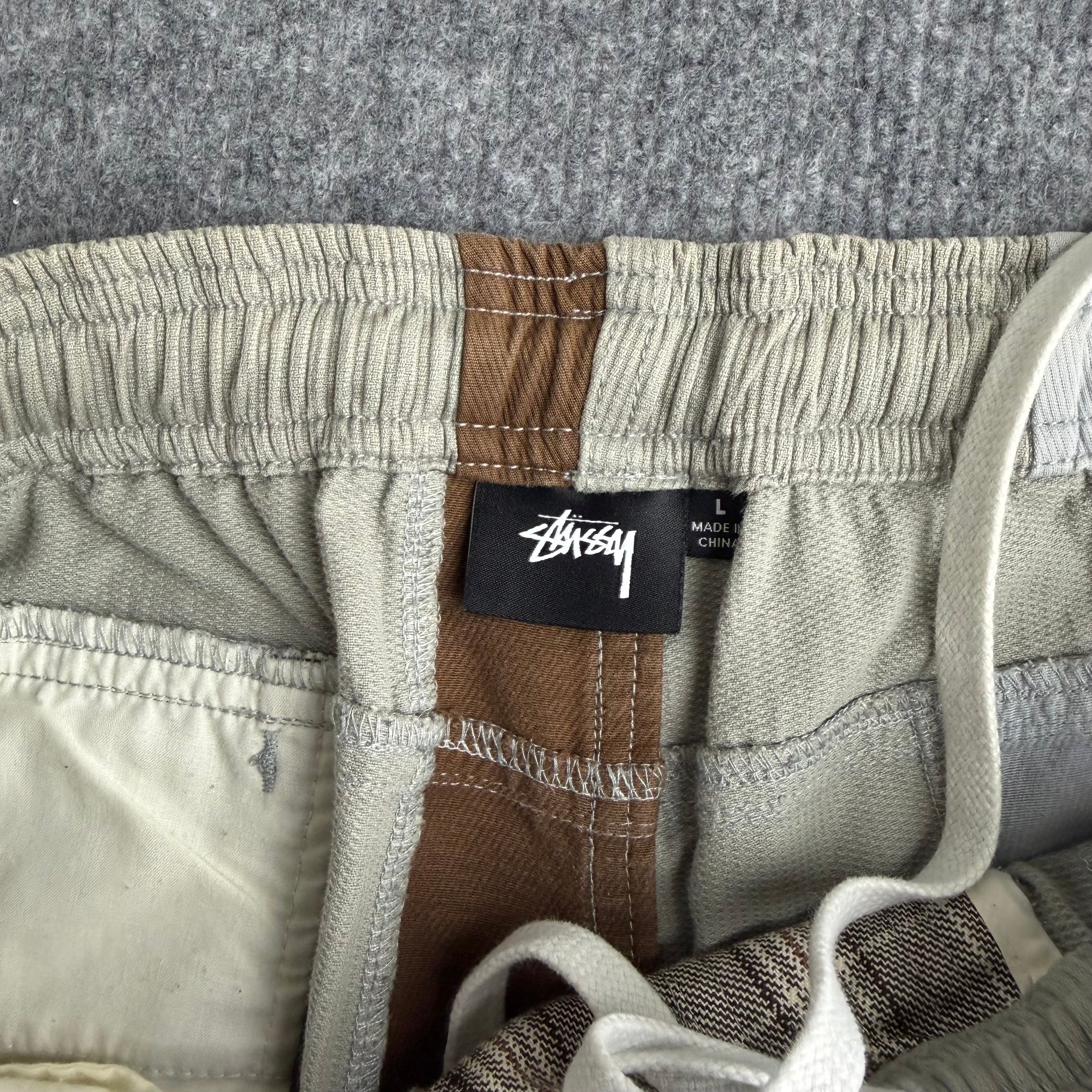 Stussy patchwork bukser (Str. L.