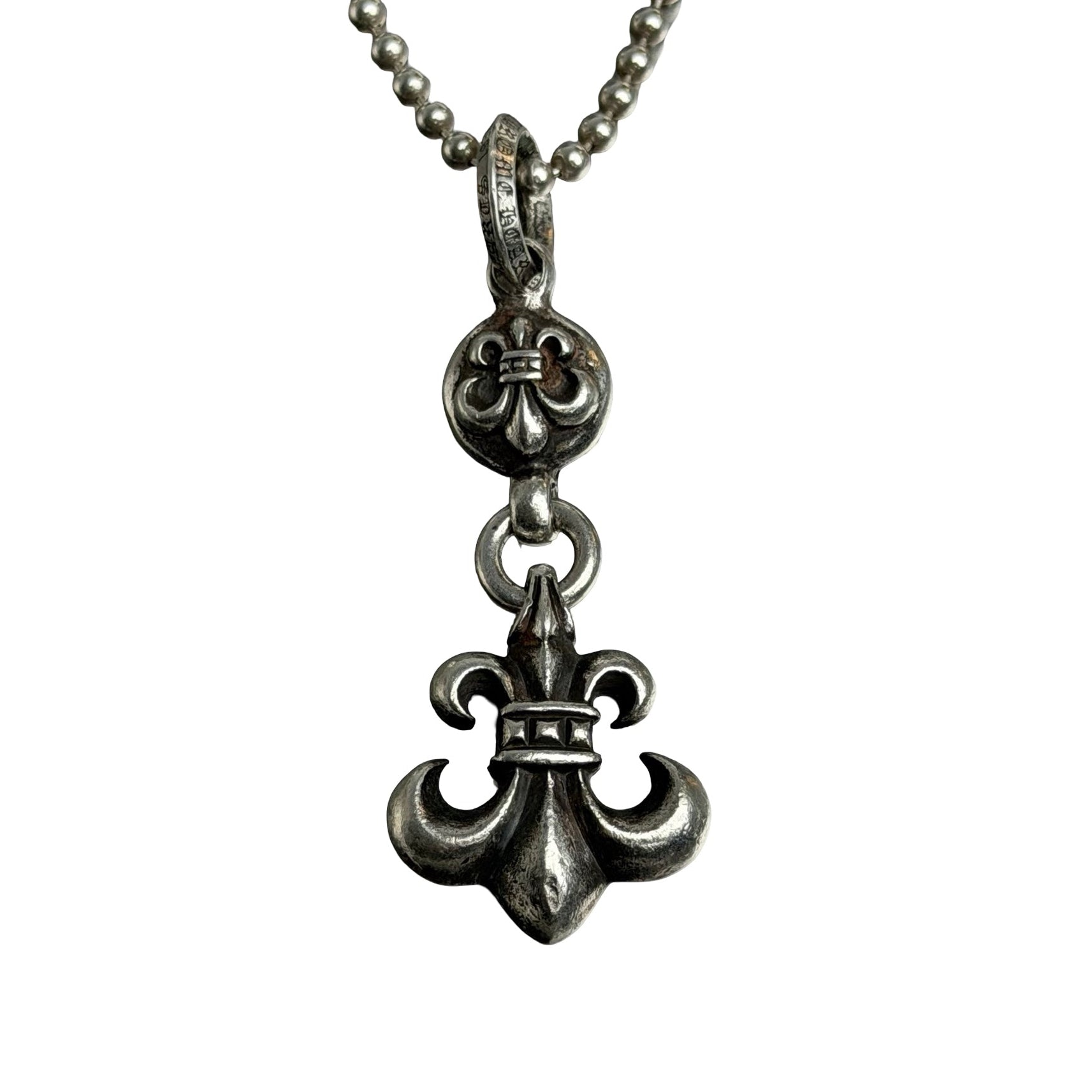 Chrome Hearts 925 One Ball BS Fleur Pendtant