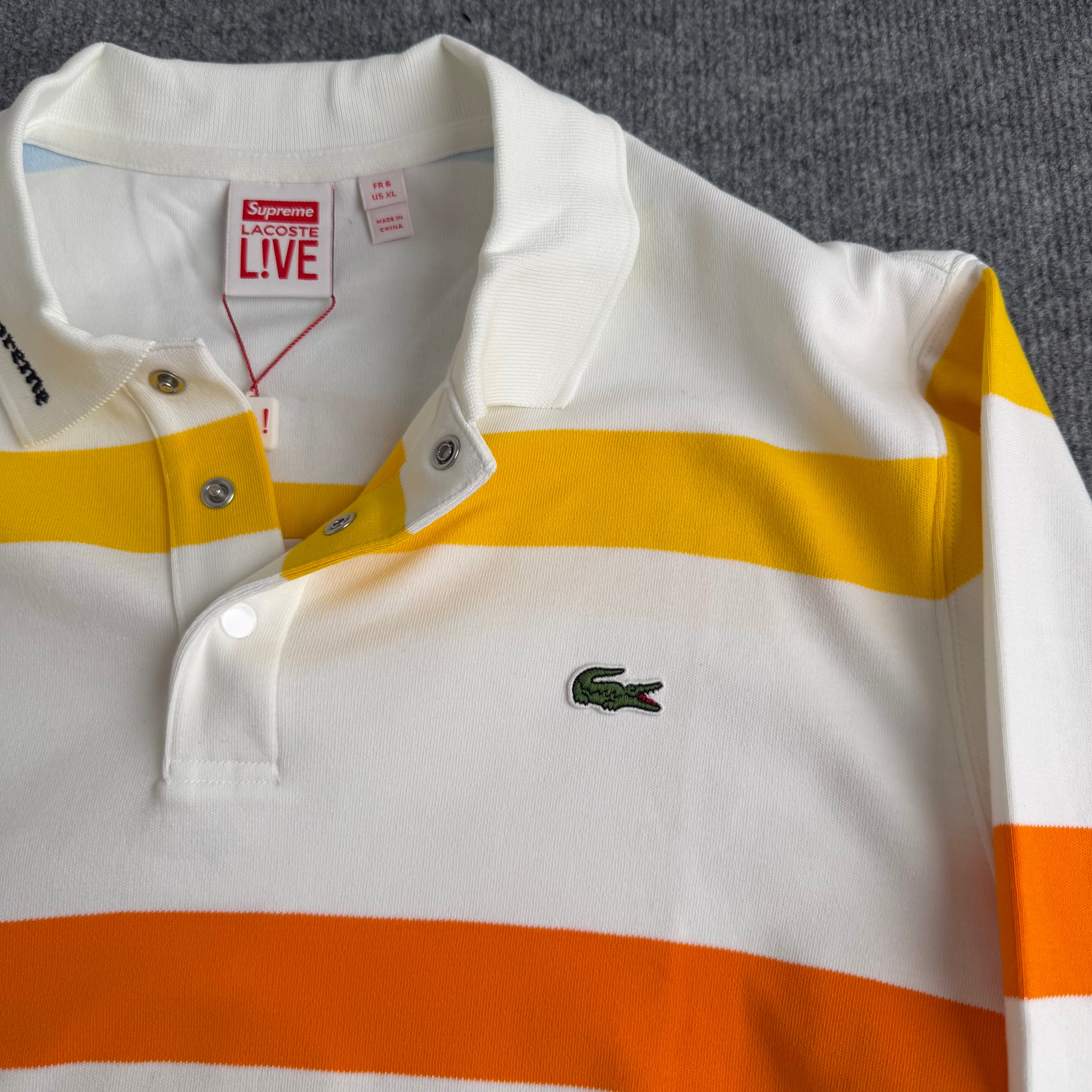 Supreme x lacoste bluse (Str. XL)