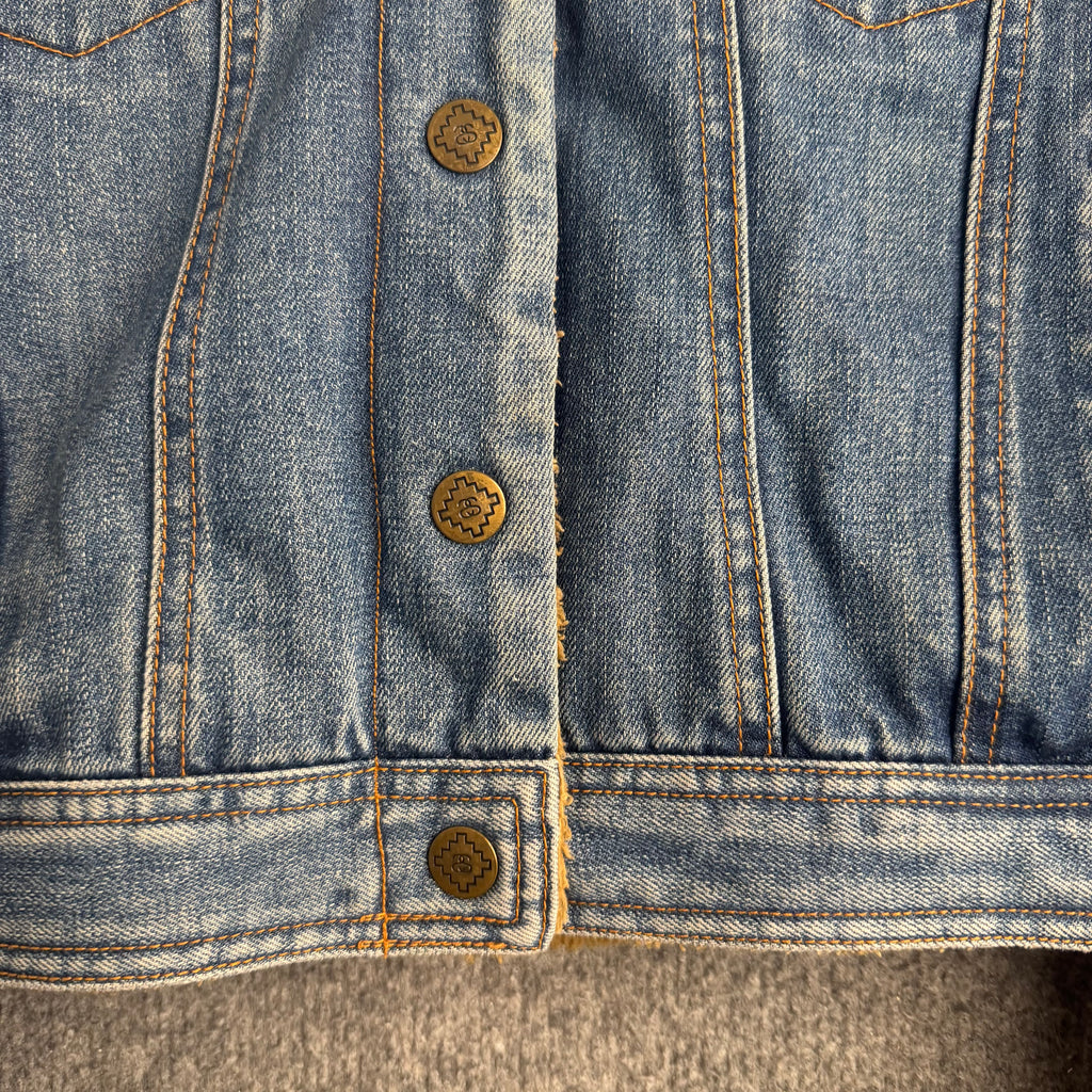 Stussy vintage denim jakke (Str. S)