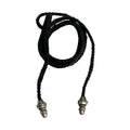 Chrome Hearts Leather Braid w Silver Necklace