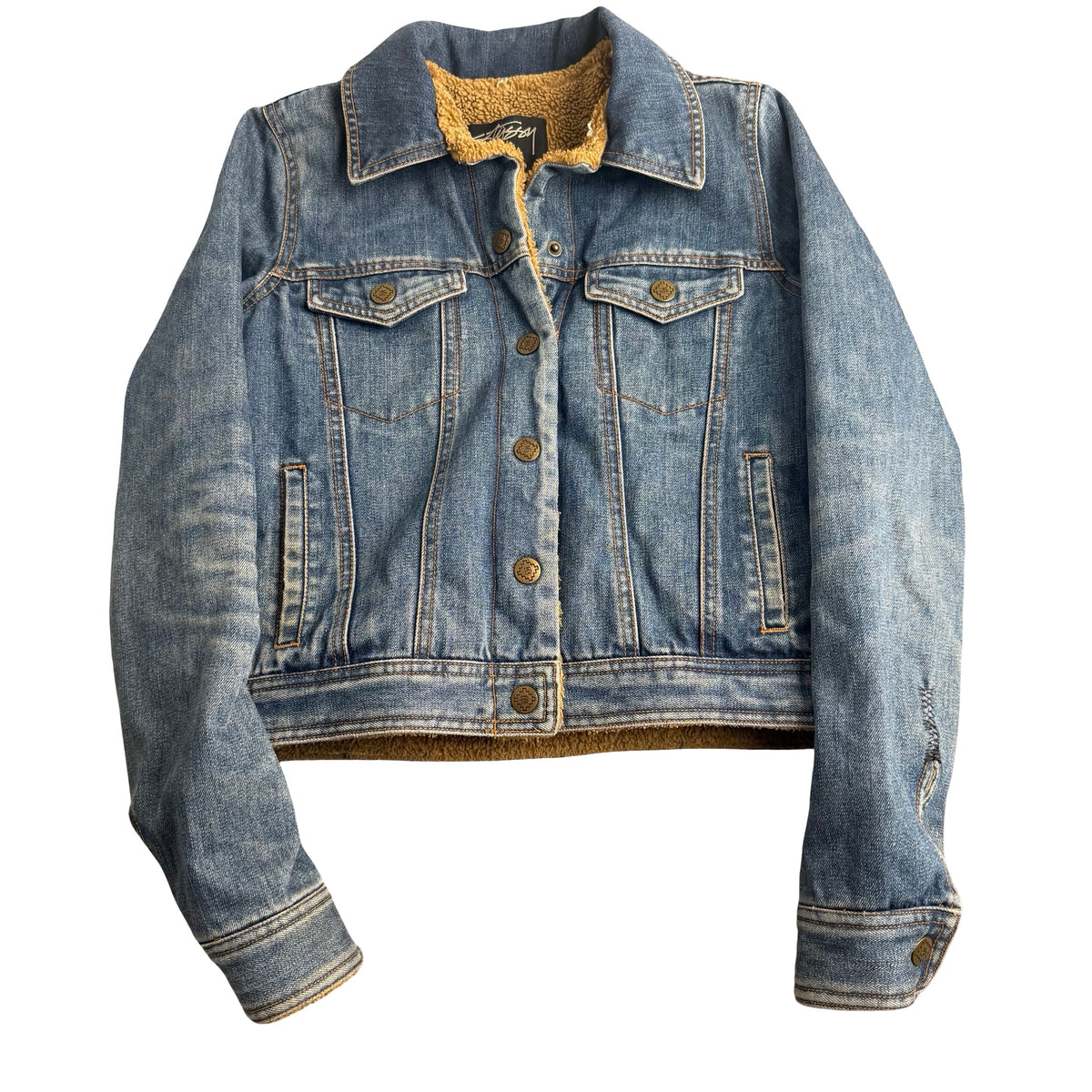 Stussy vintage denim jakke (Str. S)
