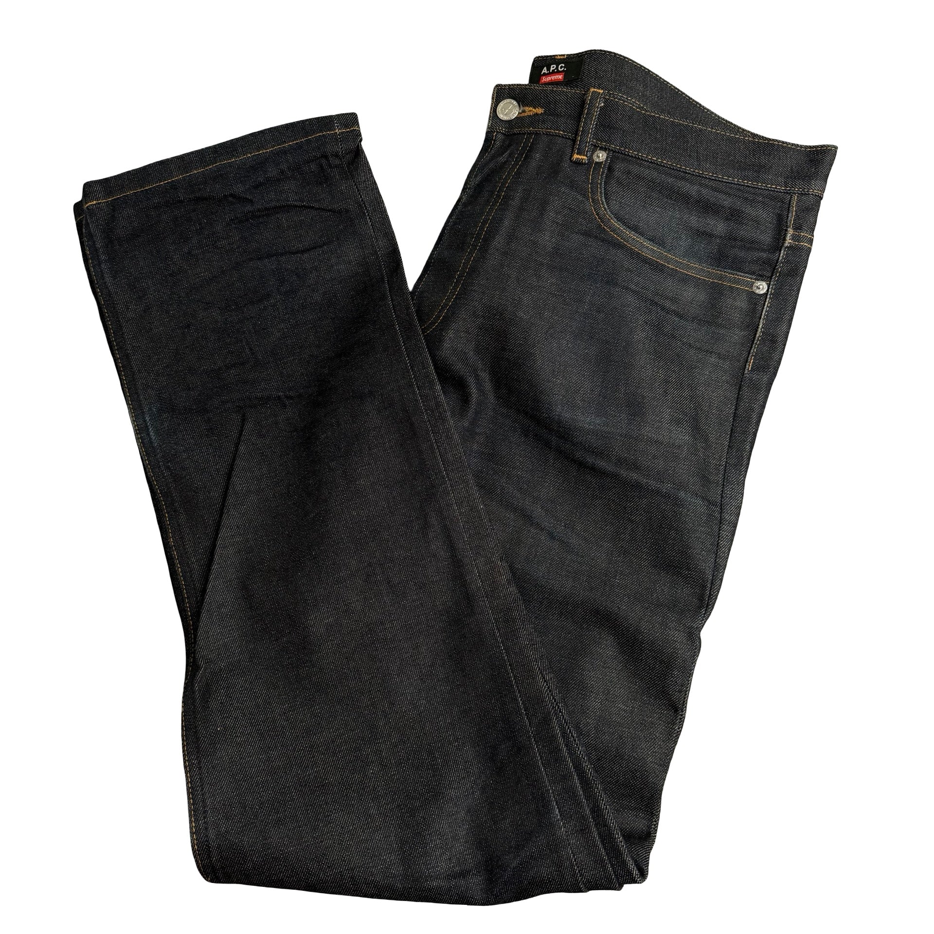 Supreme x A.P.C bukser (Str. 35)