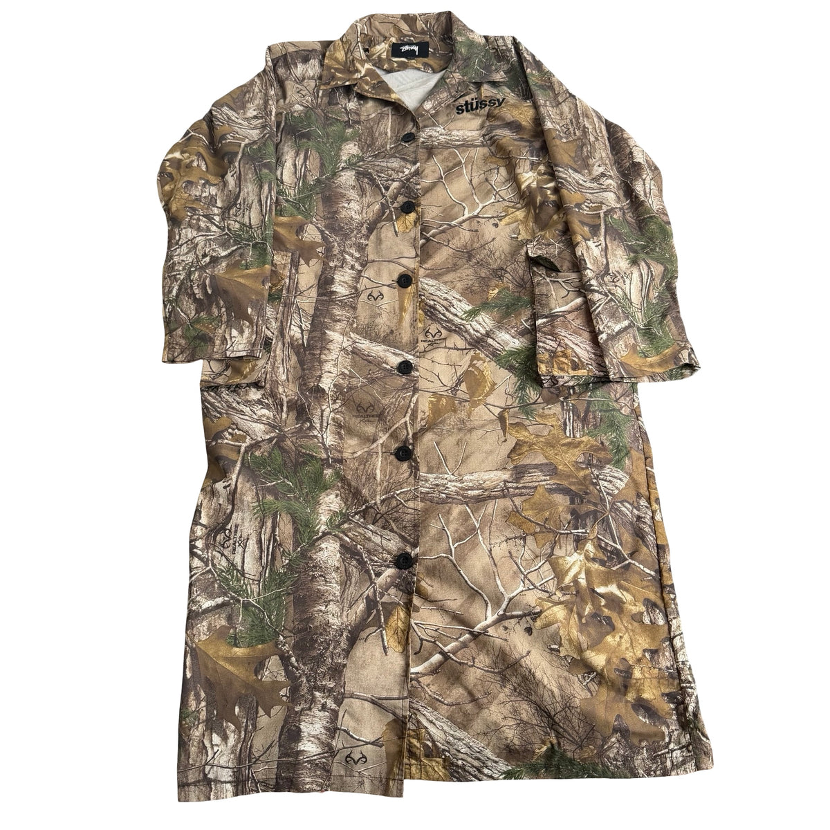 Stussy camo frakke (Str. M)