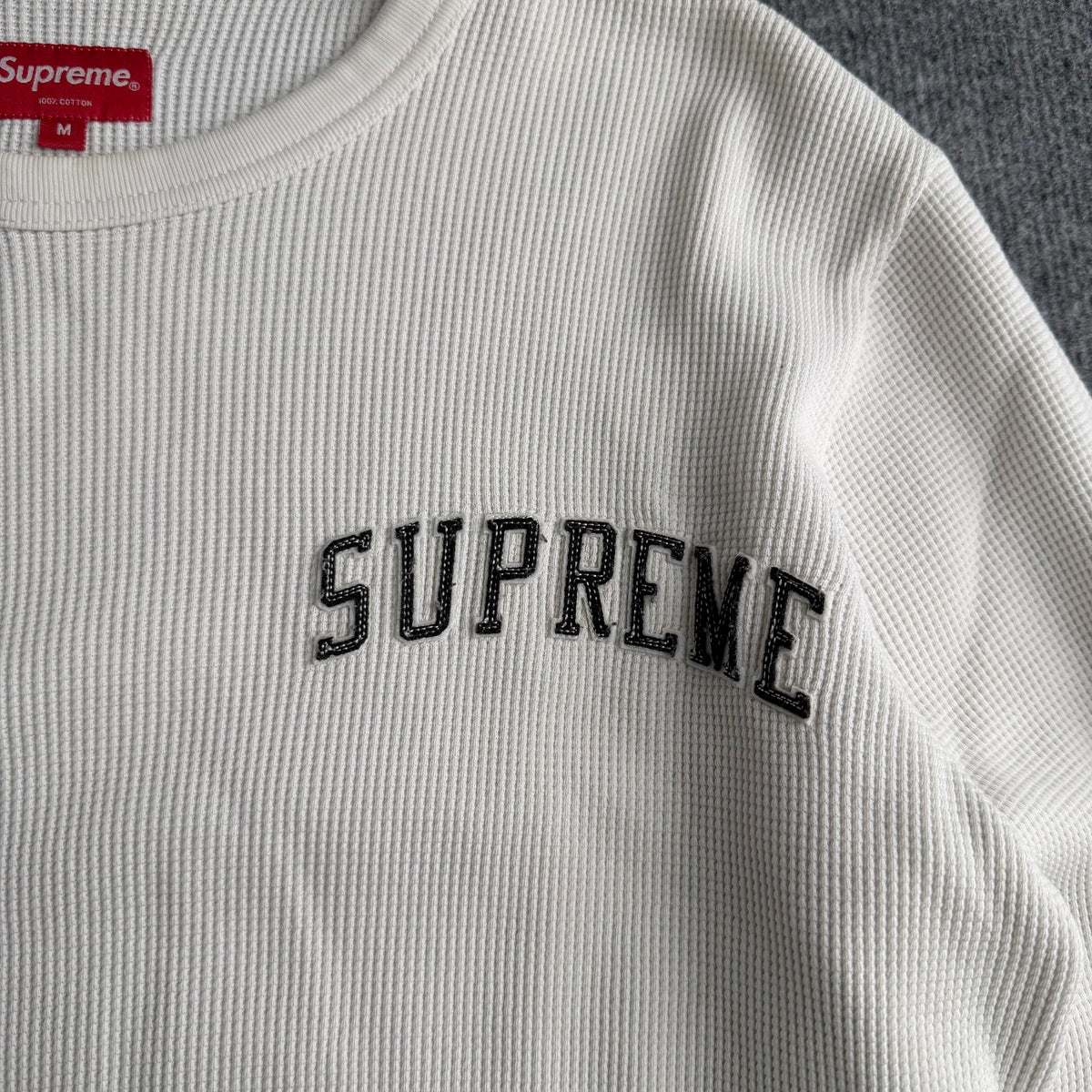 Supreme waffleknit bluse (Str. M)
