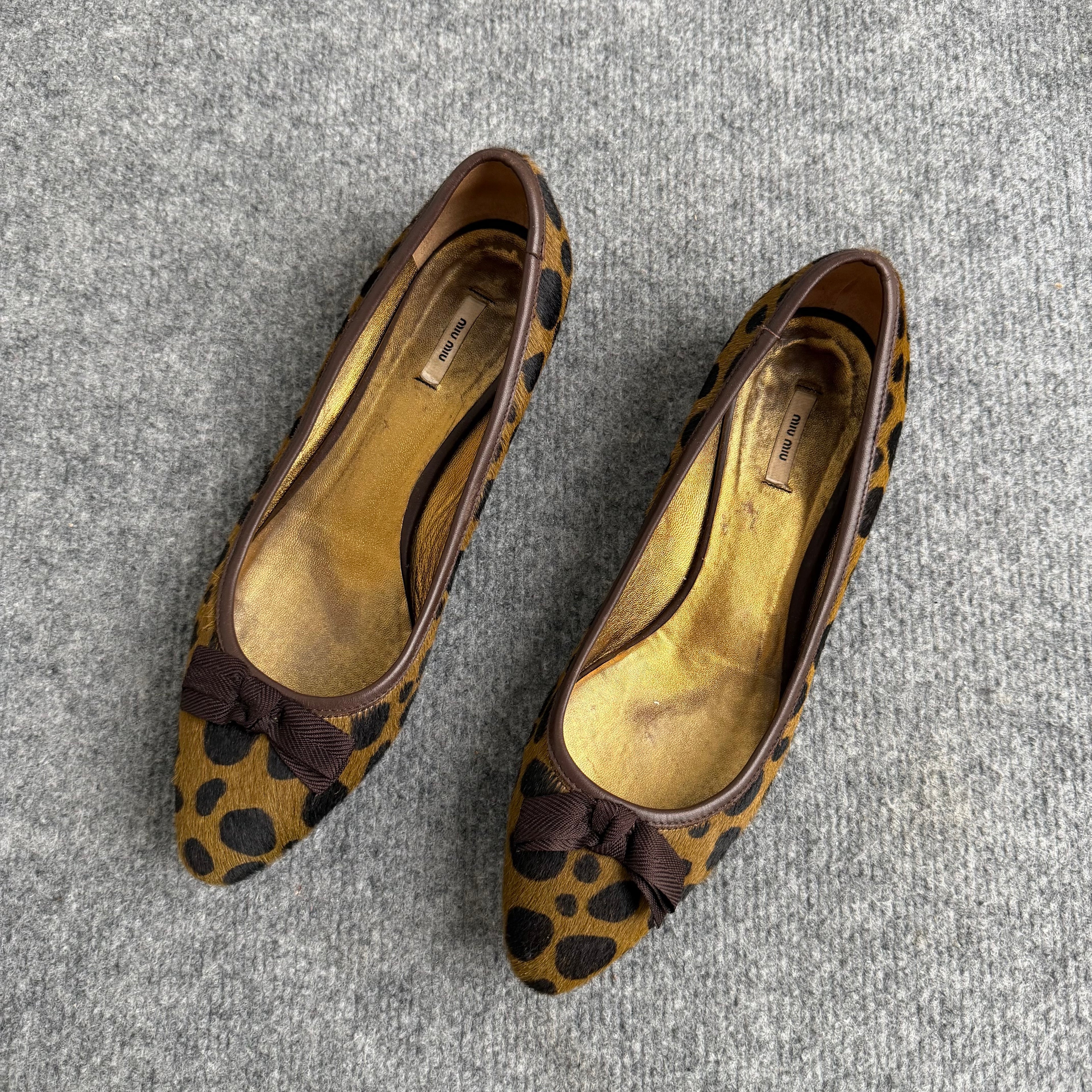 Miu Miu ballerinaer (Str. 36,5)