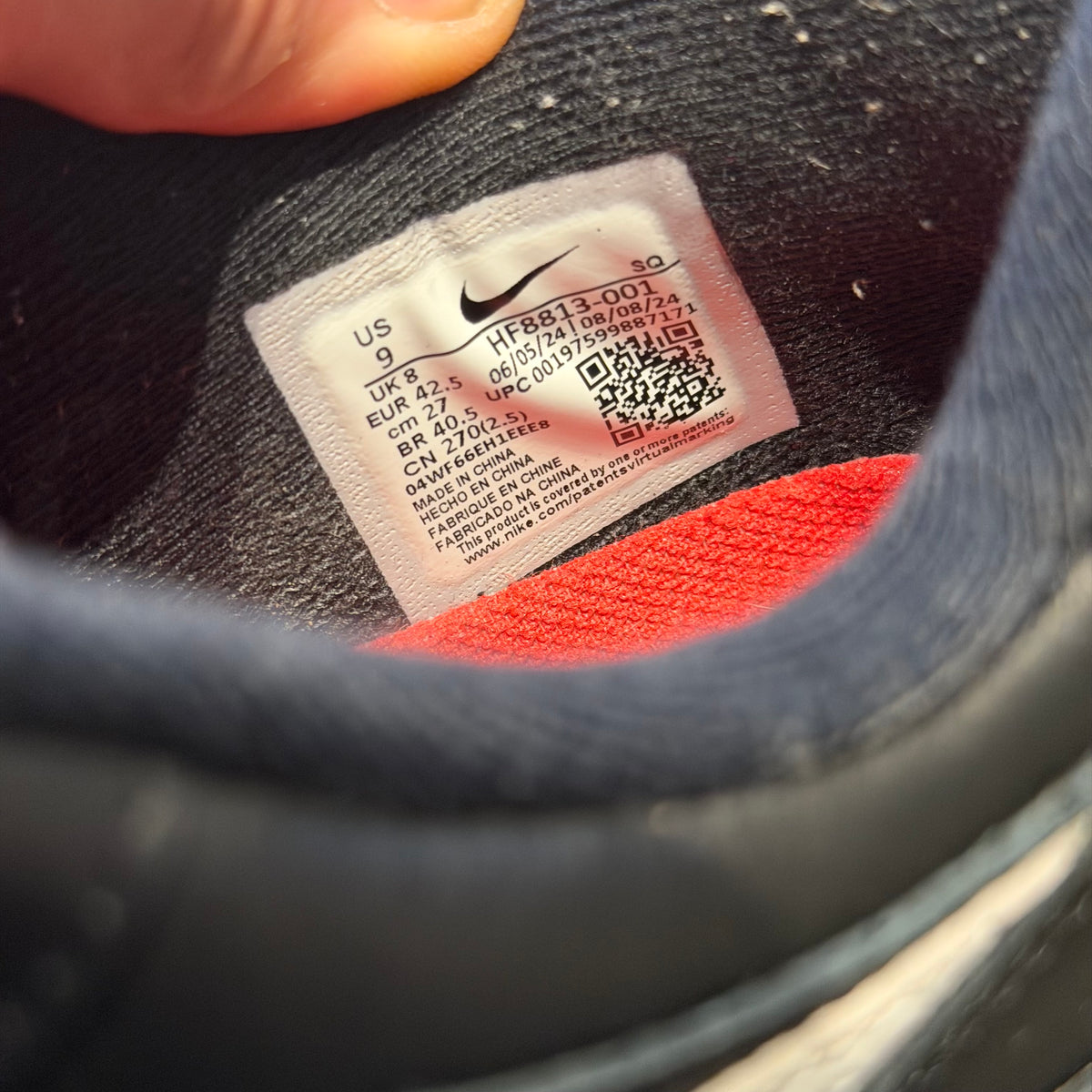 Supreme x Nike Air Max 1 (Str. 42,5)