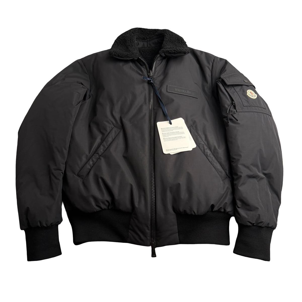 Moncler reversible bomber jakke (Str. S)
