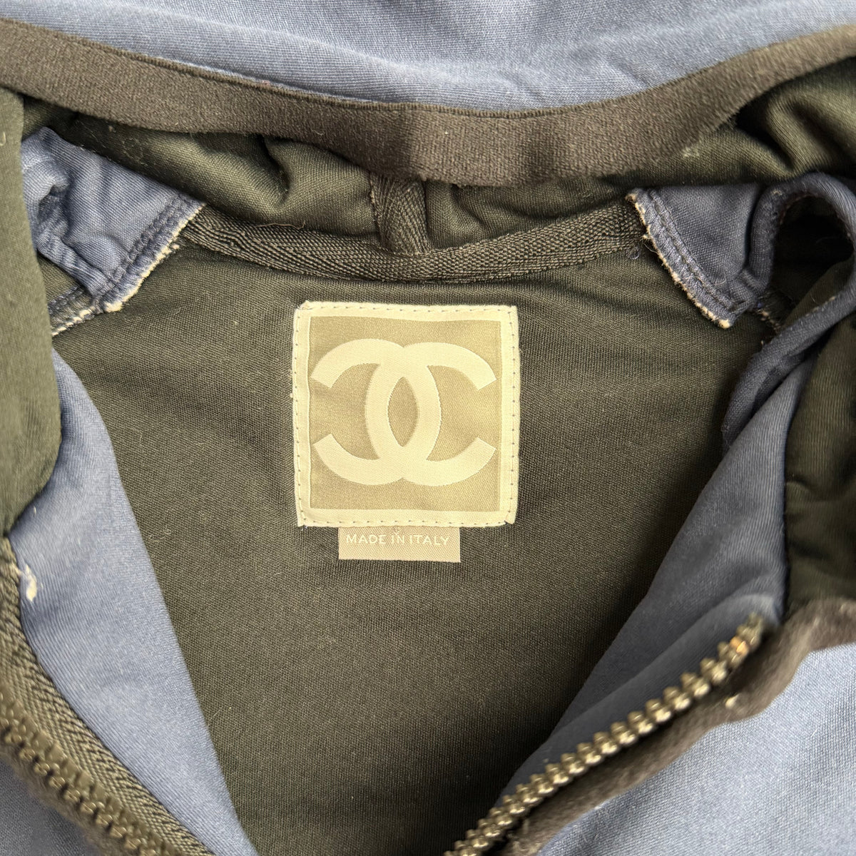 Chanel hættetrøje (Str. S)