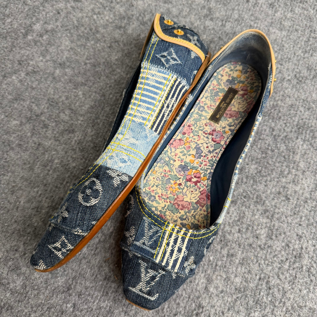 Louis Vuitton ballerinaer (Str. 38)