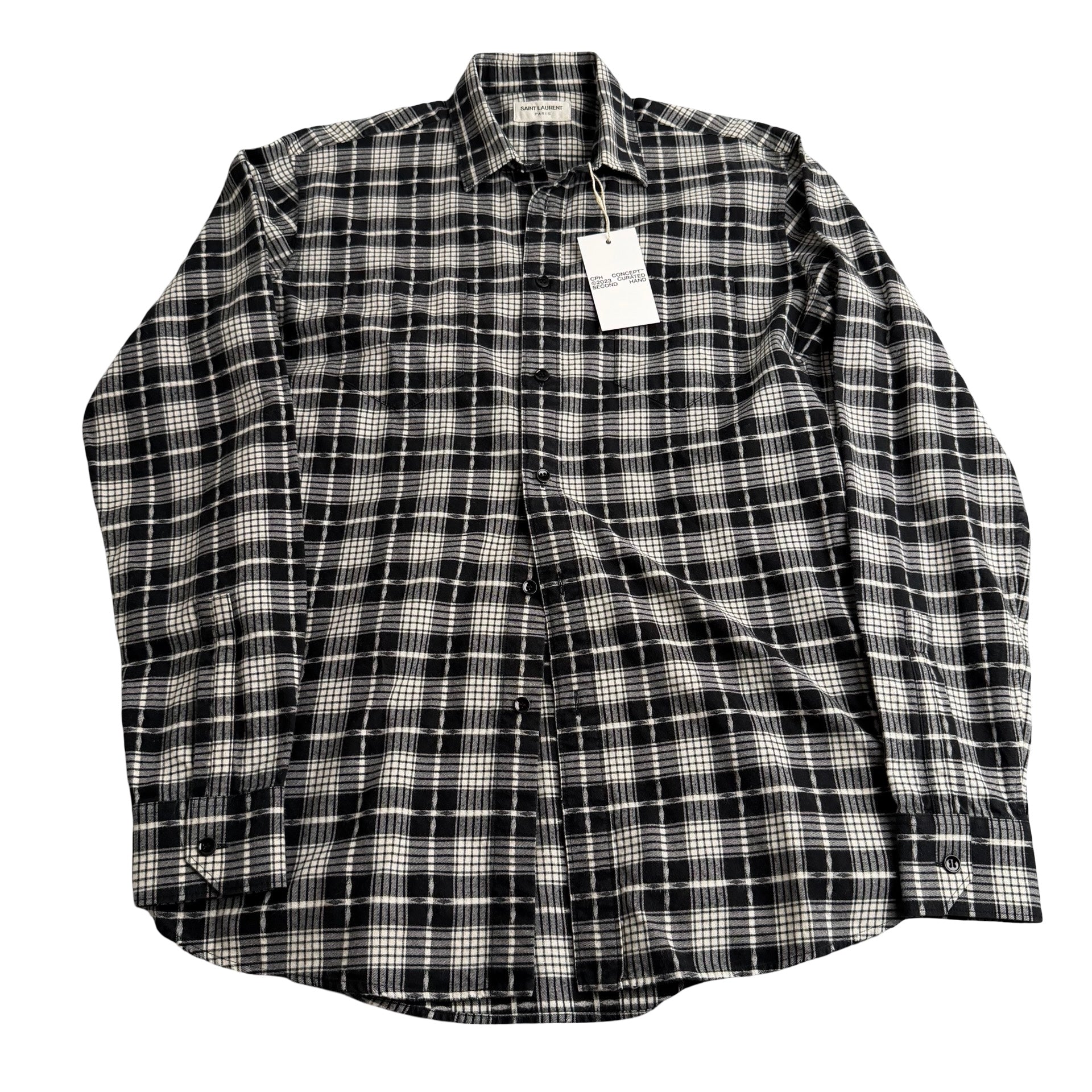 Saint Laurent skjorte (Str. M)