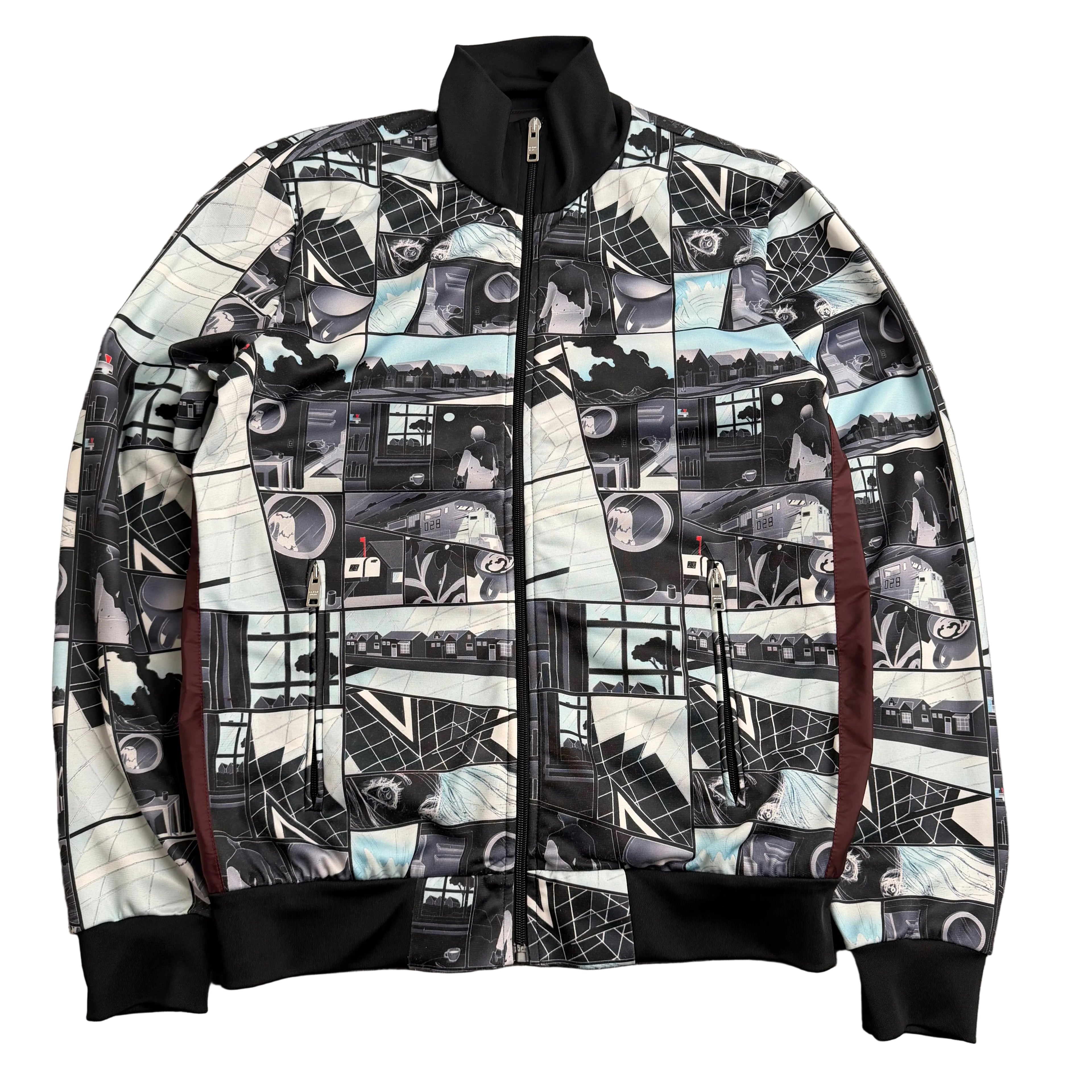 Prada zip bluse (Str. S)