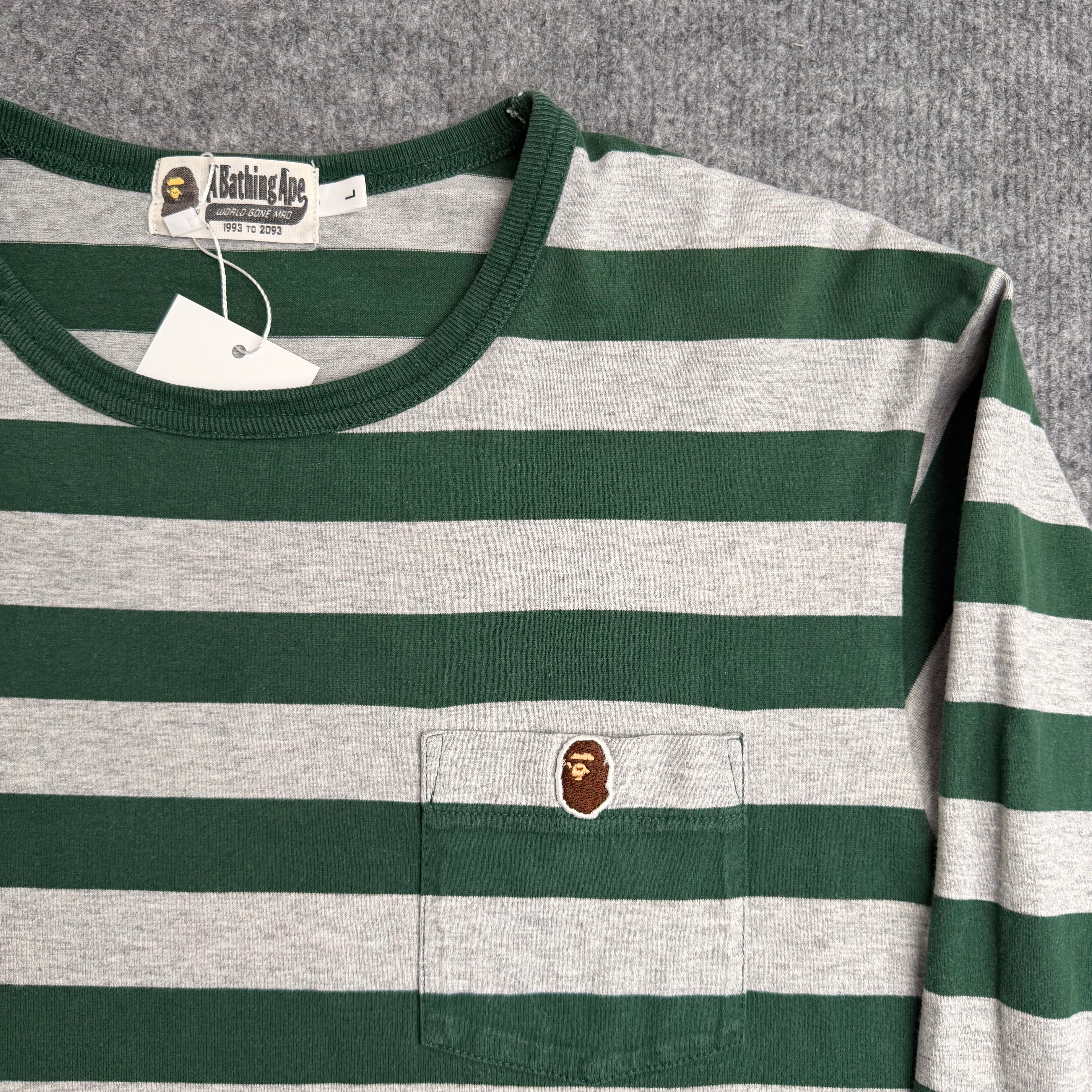 A bathing ape Longsleeve (Str. M)
