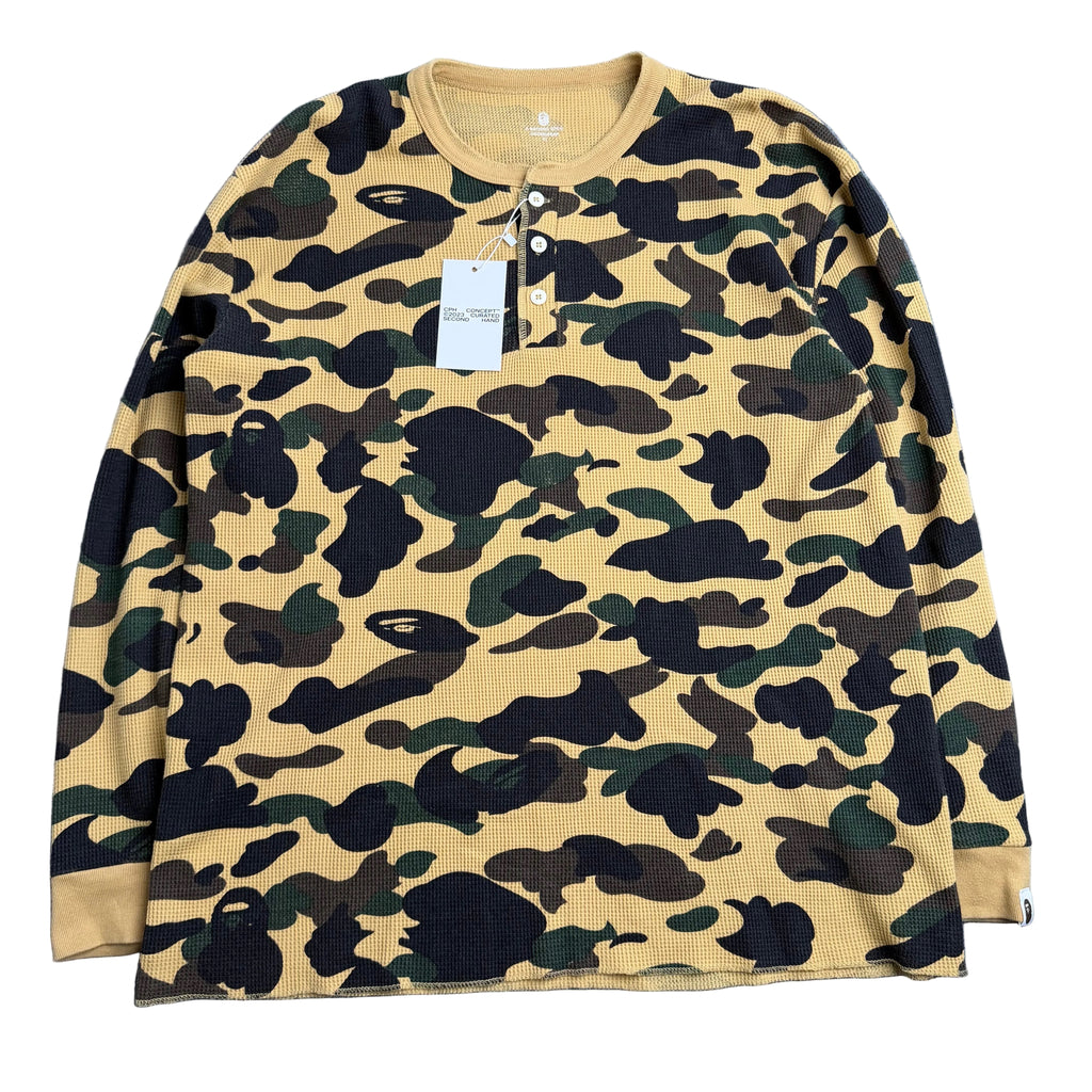 A bathing ape Henley (Str. XL)