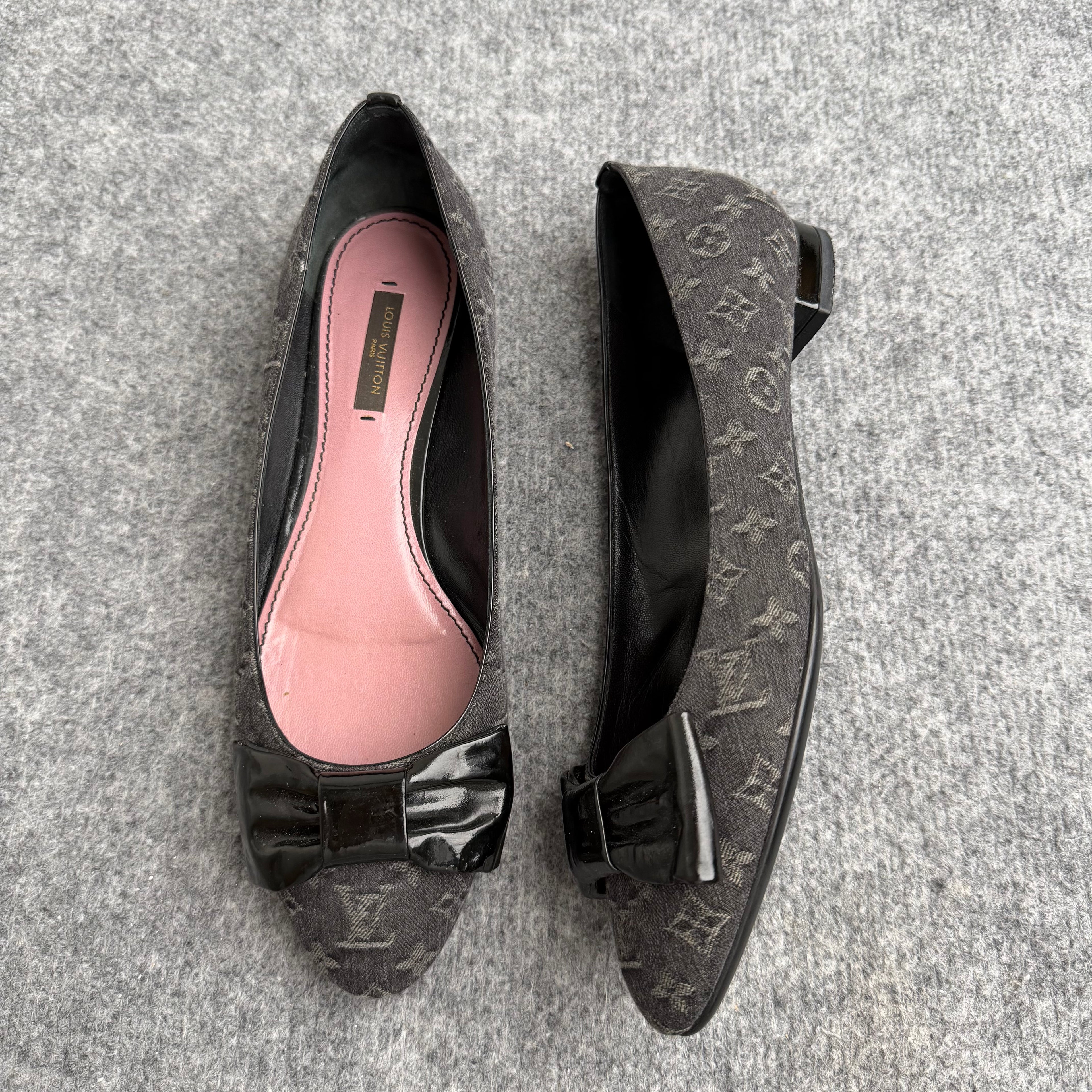 Louis Vuitton ballerinaer (Str. 37,5)