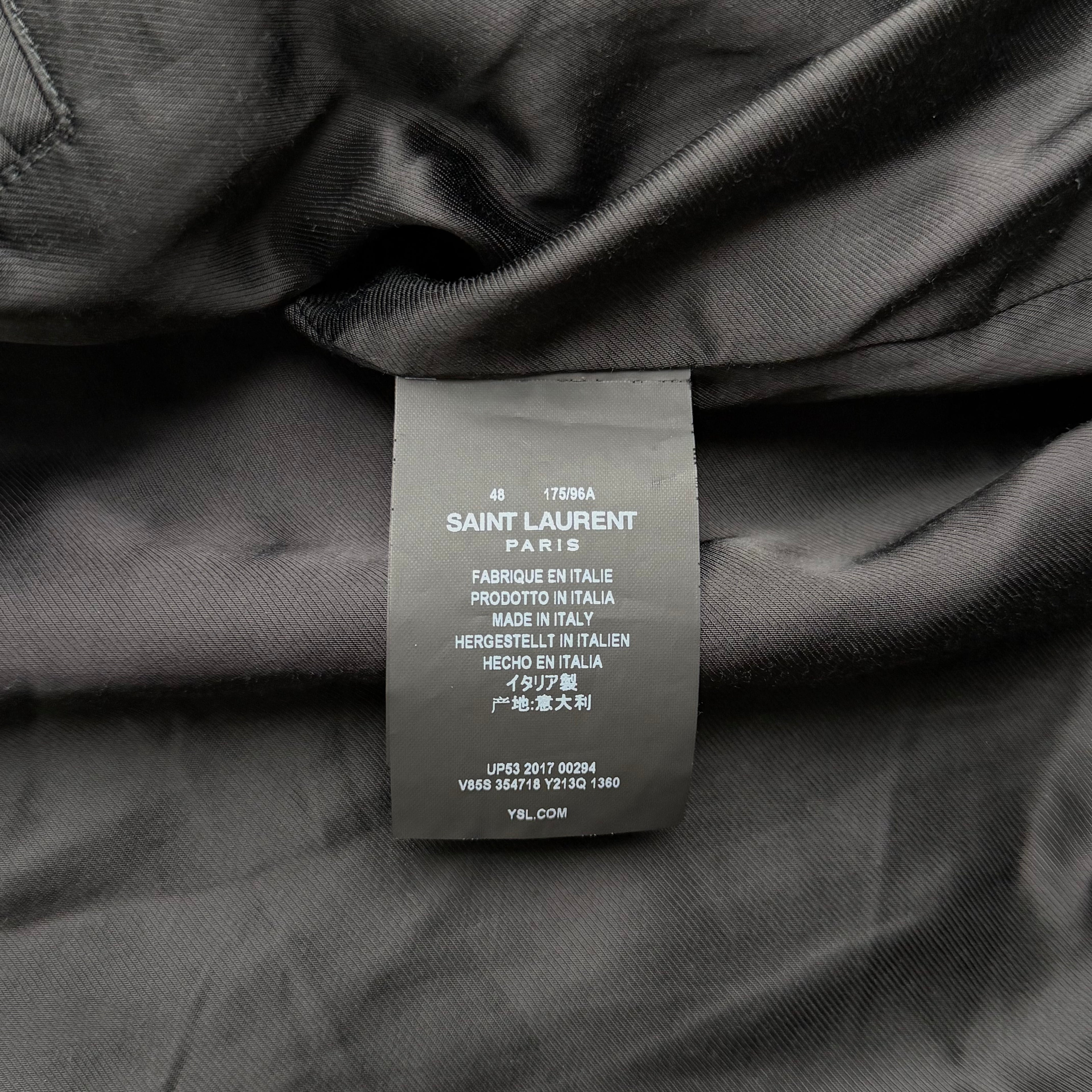 Saint Laurent Teddy Jakke (Str. M)