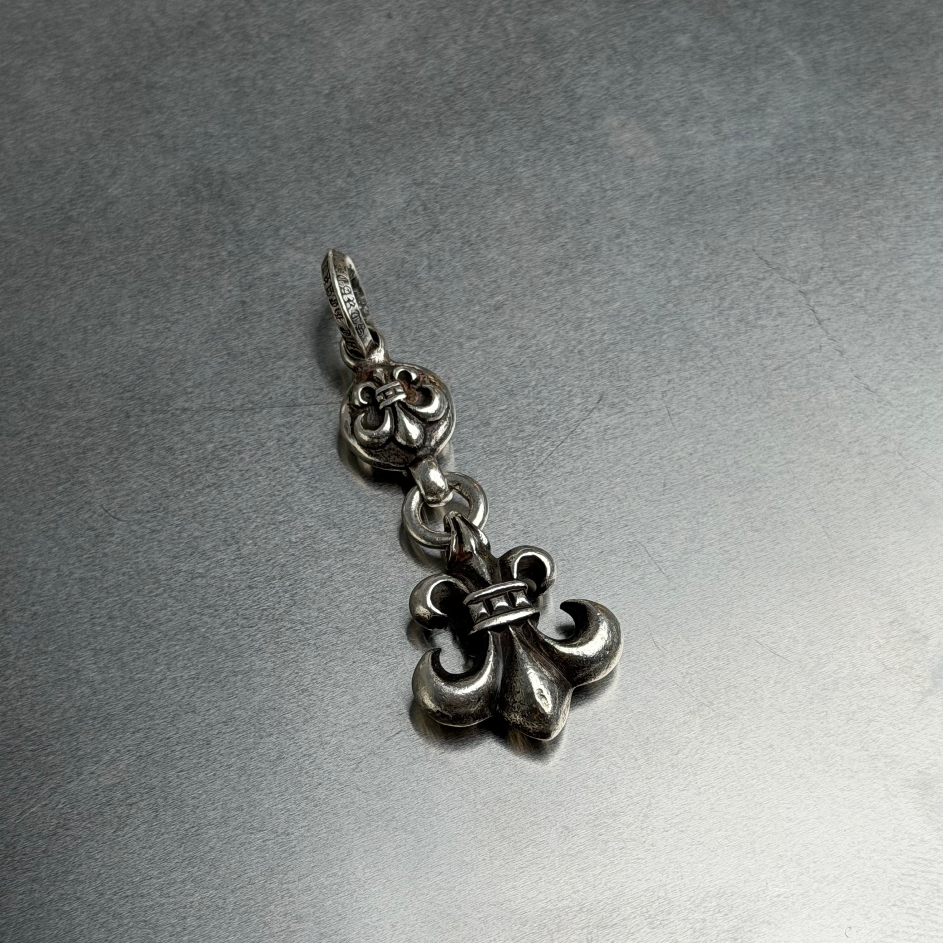 Chrome Hearts 925 One Ball BS Fleur Pendtant