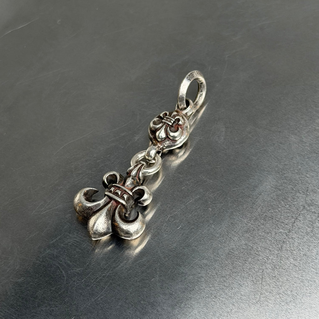 Chrome Hearts 925 One Ball BS Fleur Pendtant