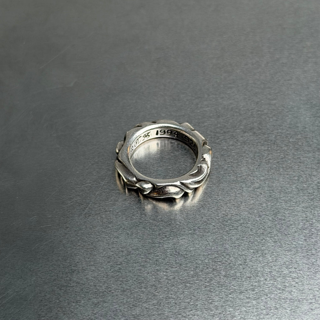 Chrome Hearts 925 Scroll Band Ring