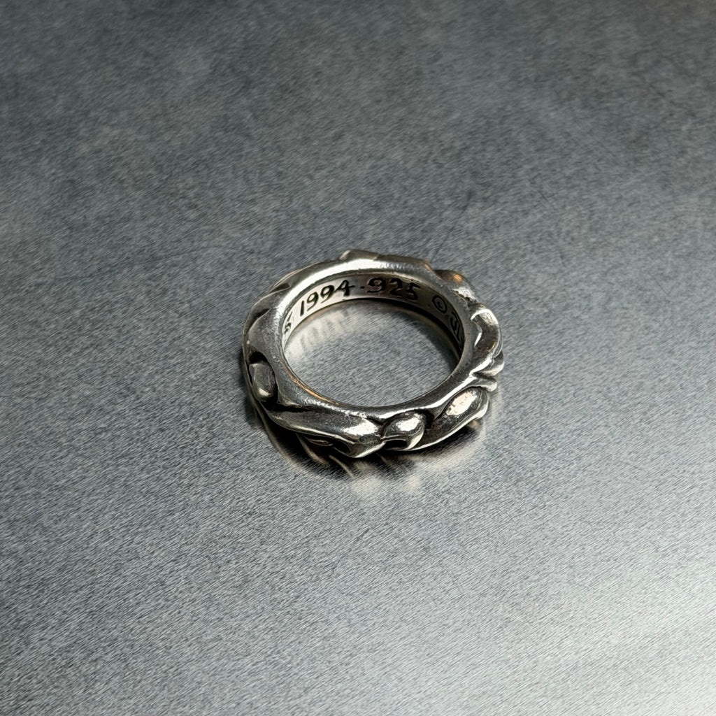 Chrome Hearts 925 Scroll Band Ring