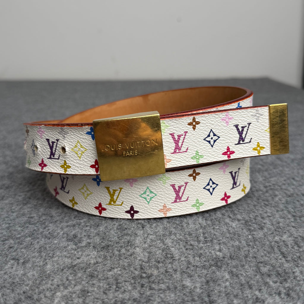 louis vuitton x takashi murakami bælte (Str. S)