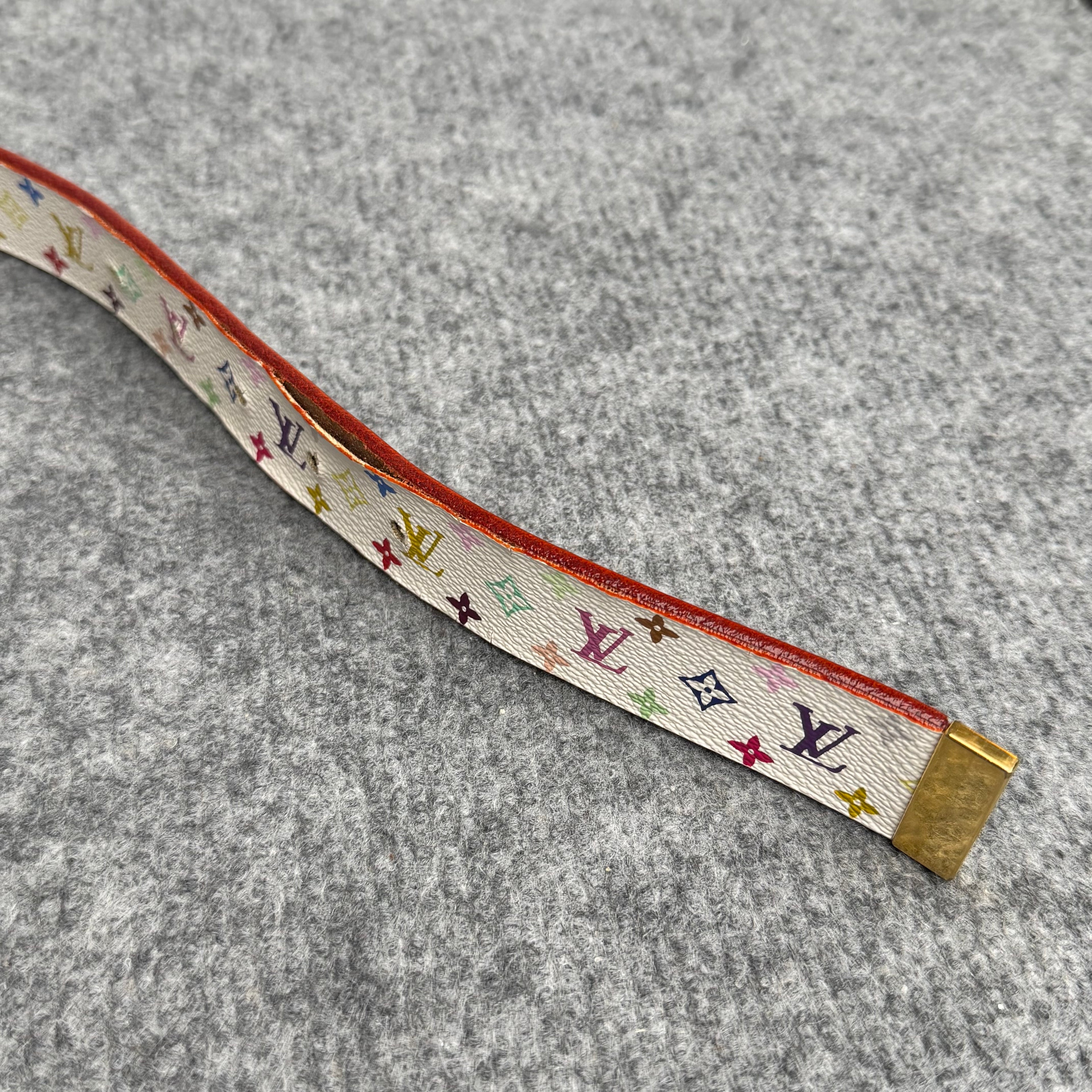 louis vuitton x takashi murakami bælte (Str. S)