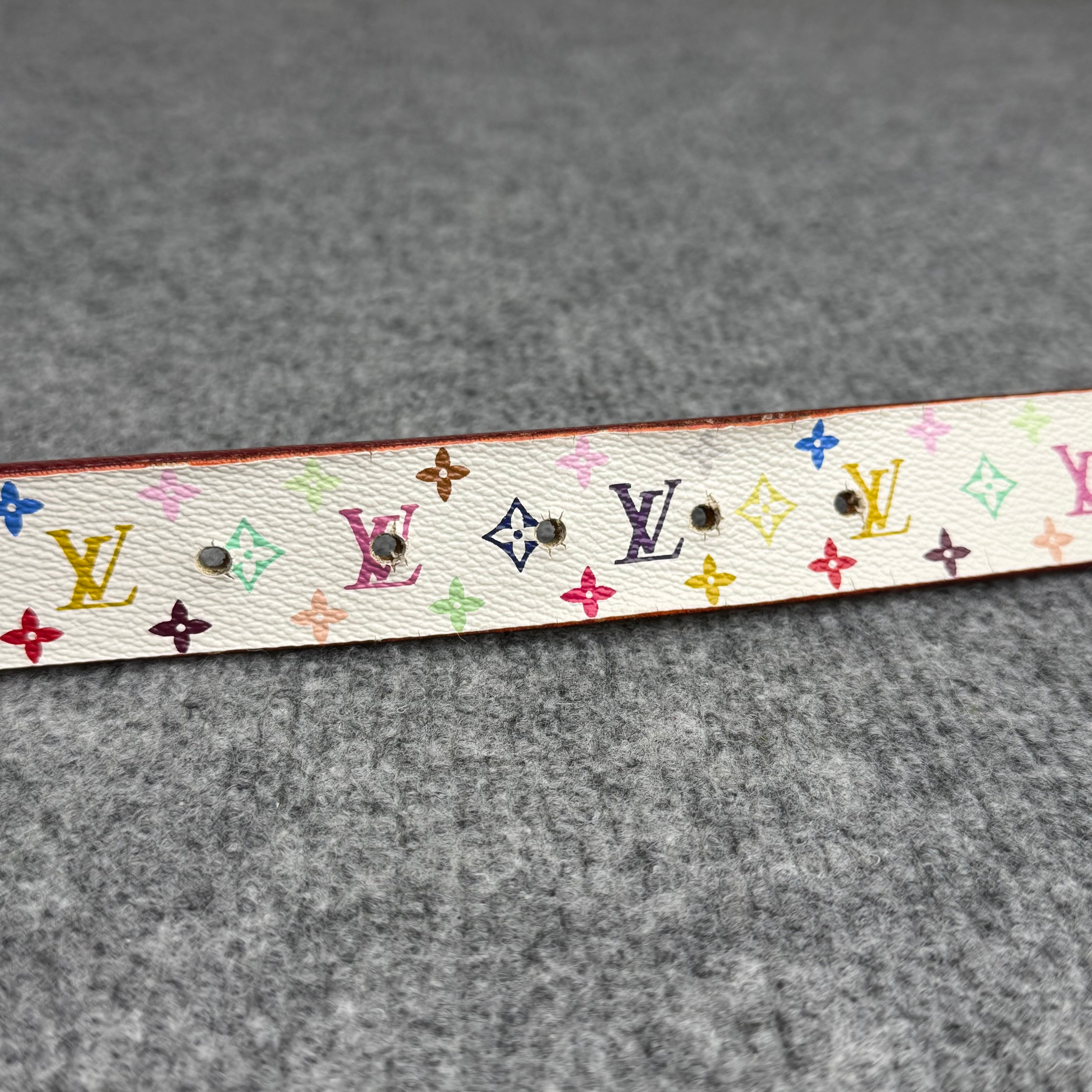 louis vuitton x takashi murakami bælte (Str. S)