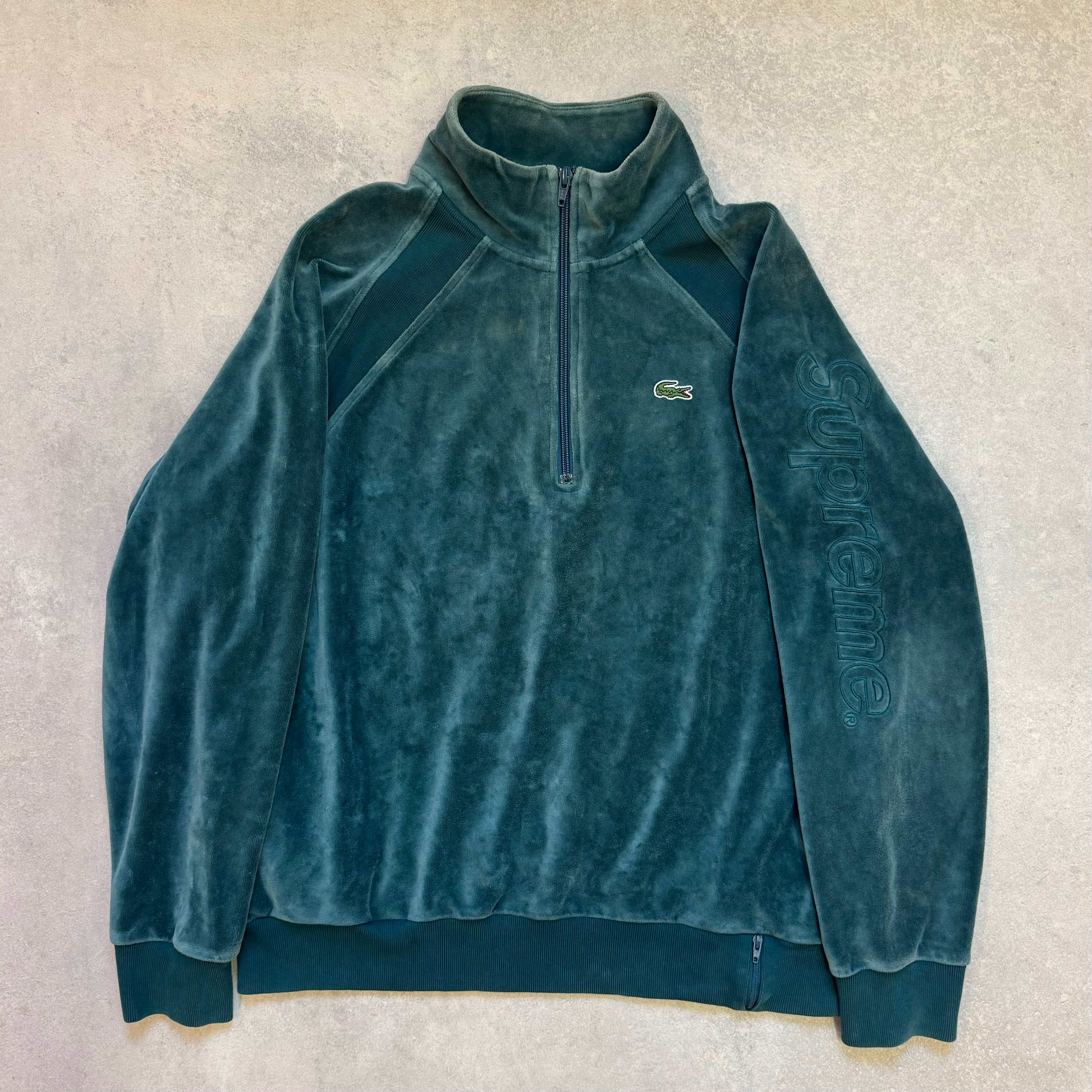 Supreme x Lacoste track top (Str. S-M)