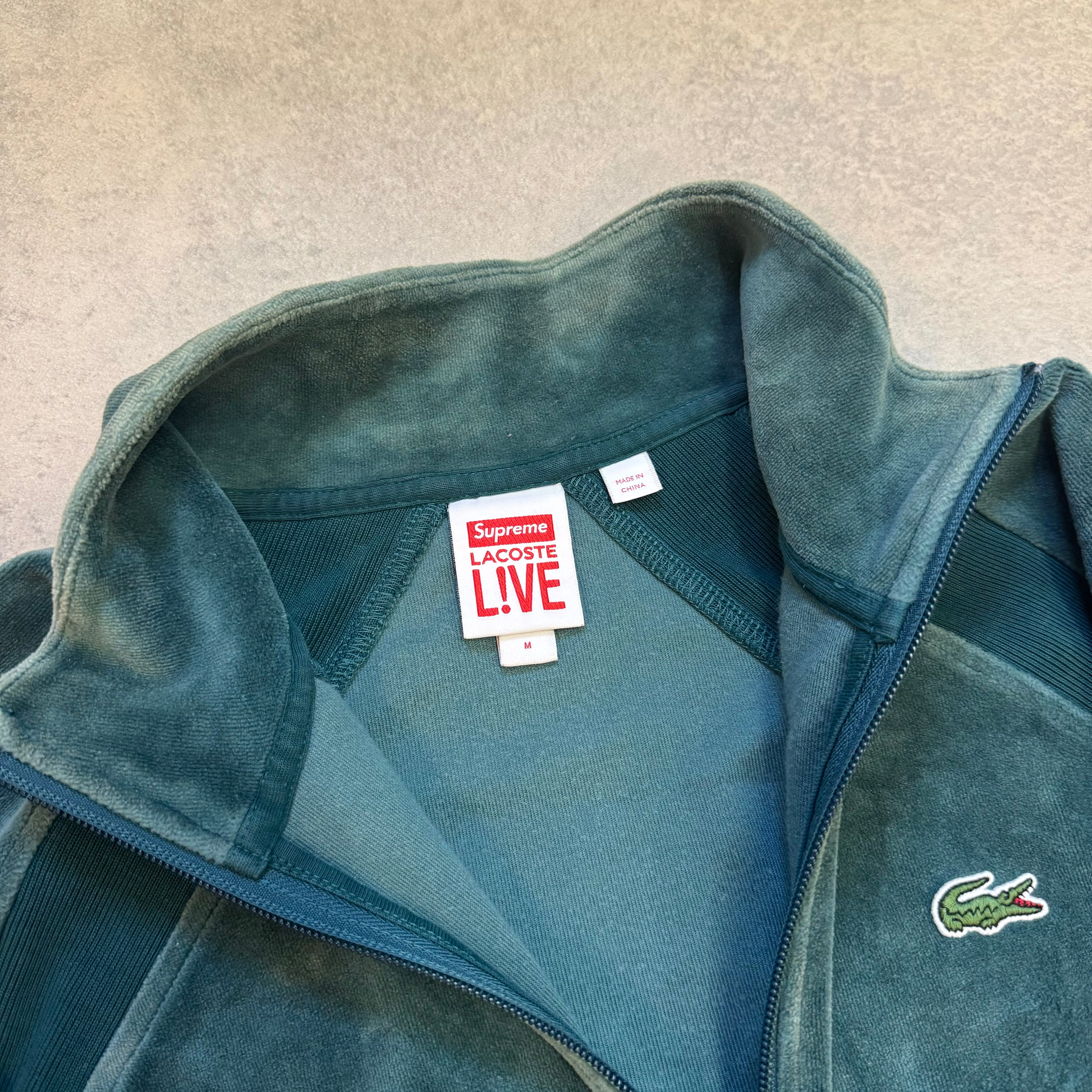 Supreme x Lacoste track top (Str. S-M)