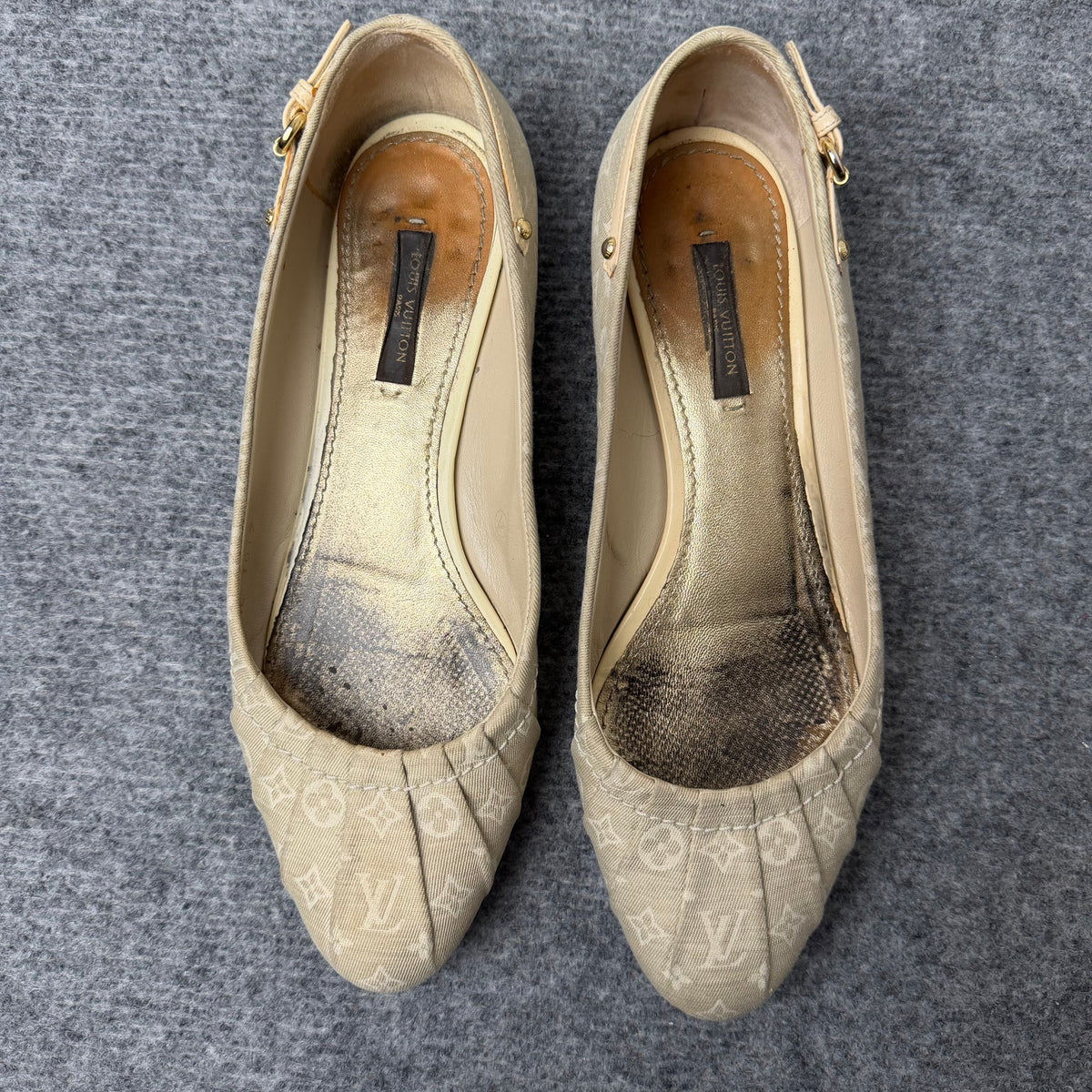 Louis Vuitton ballerinaer (Str. 36,5)