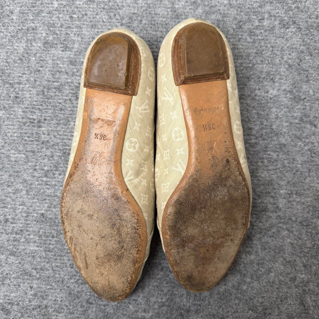 Louis Vuitton ballerinaer (Str. 36,5)