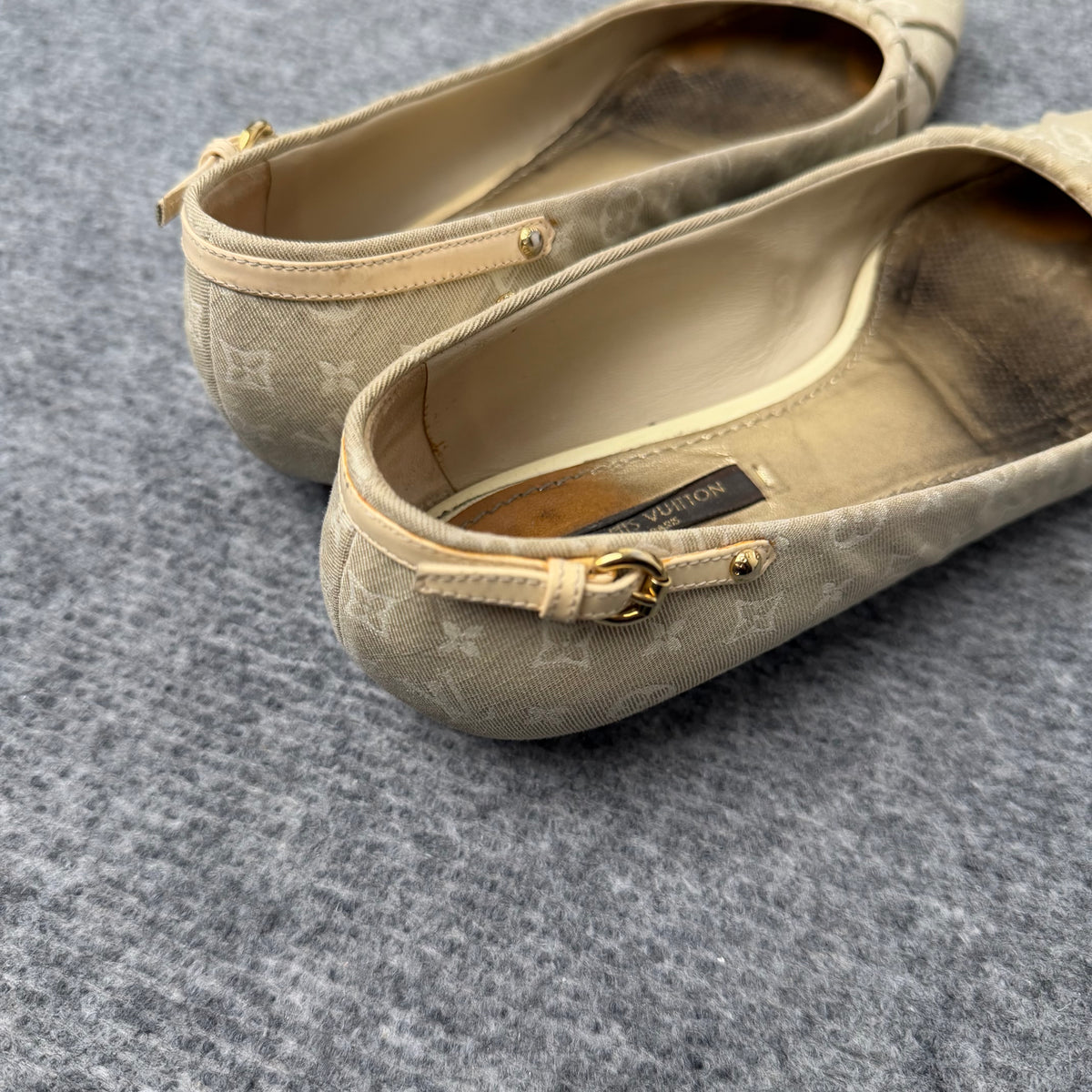 Louis Vuitton ballerinaer (Str. 36,5)