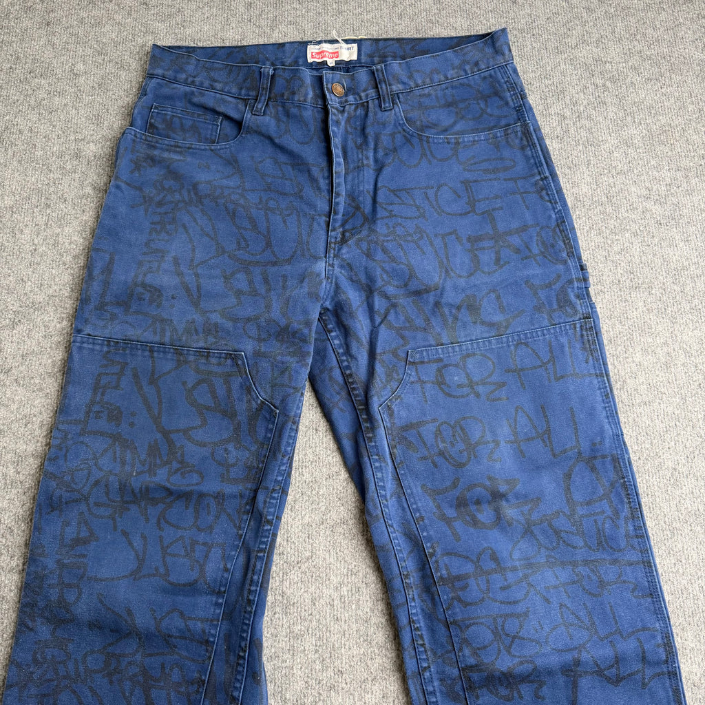 Supreme x Comme Des Garcons bukser (Str. 34)