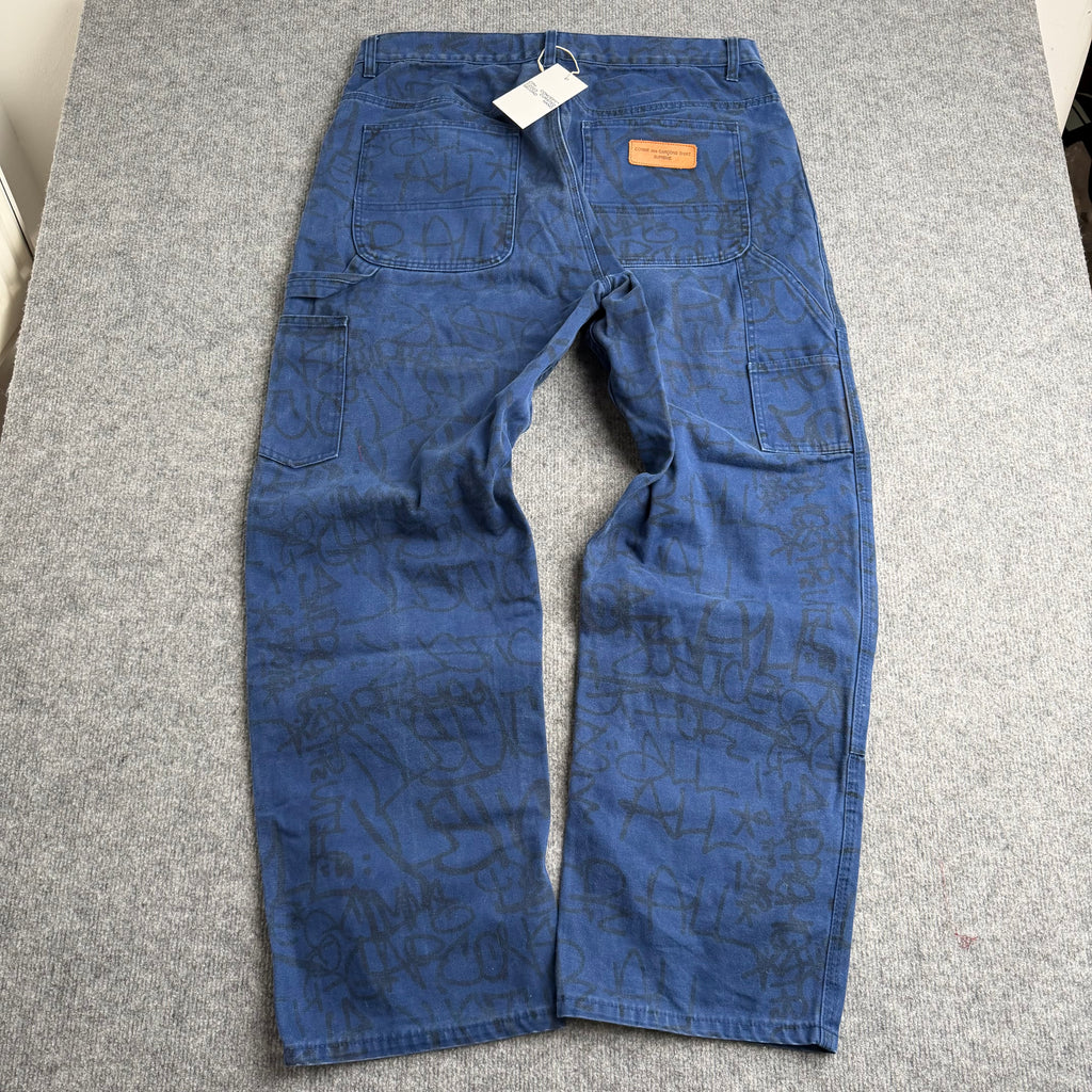Supreme x Comme Des Garcons bukser (Str. 34)