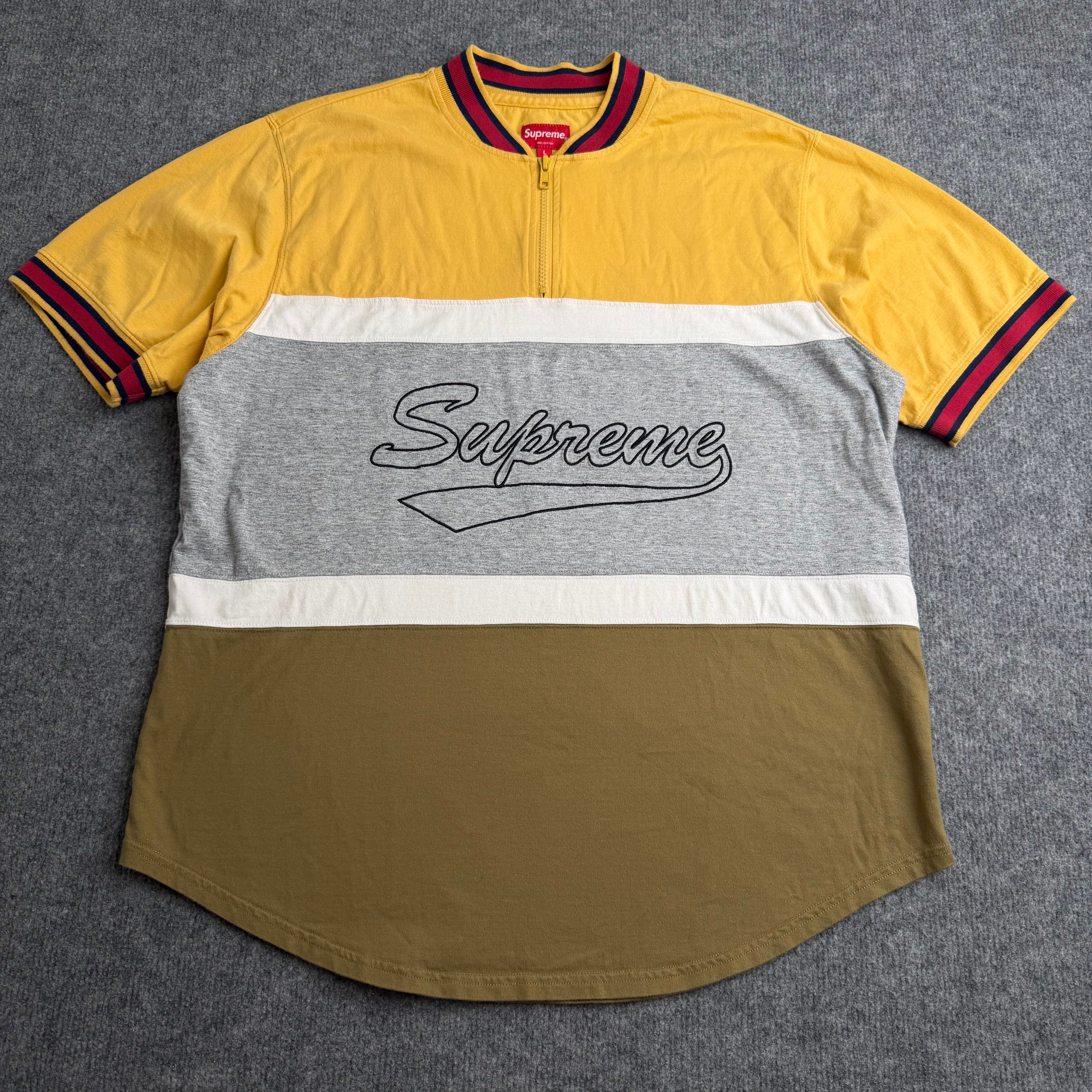 Supreme half zip (Str. L)