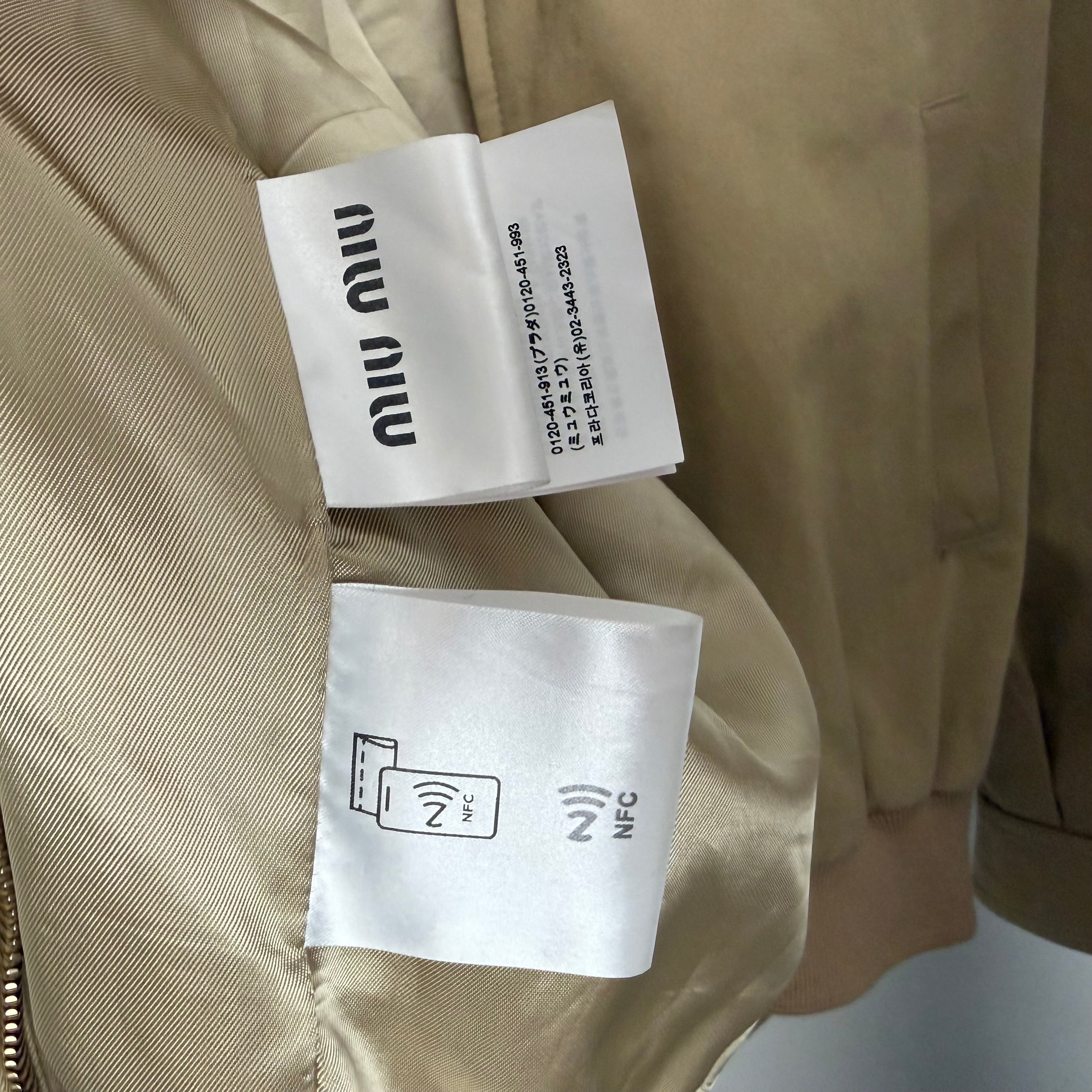 Miu Miu jakke (Str. 36)