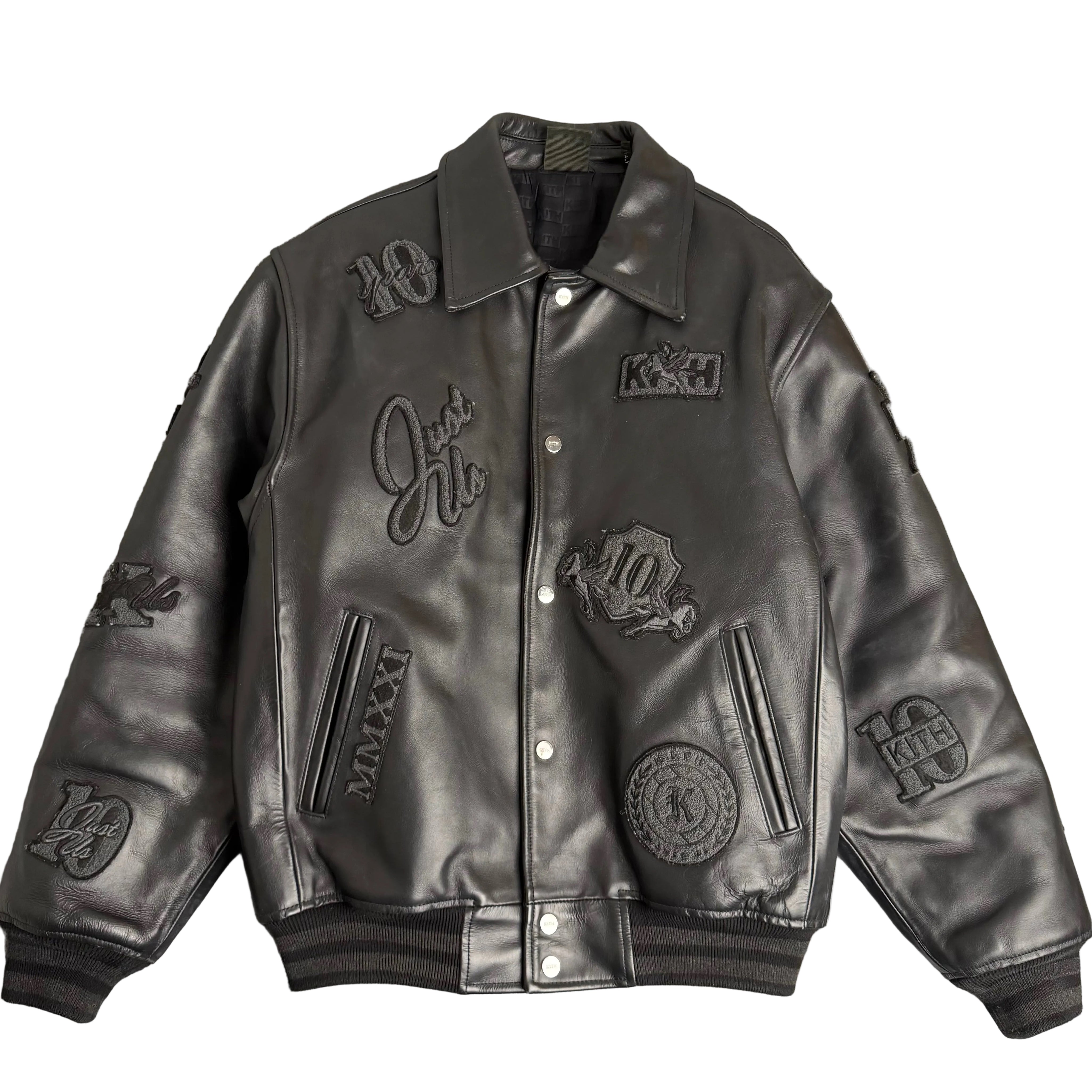 Kith læderjakke (Str. M)