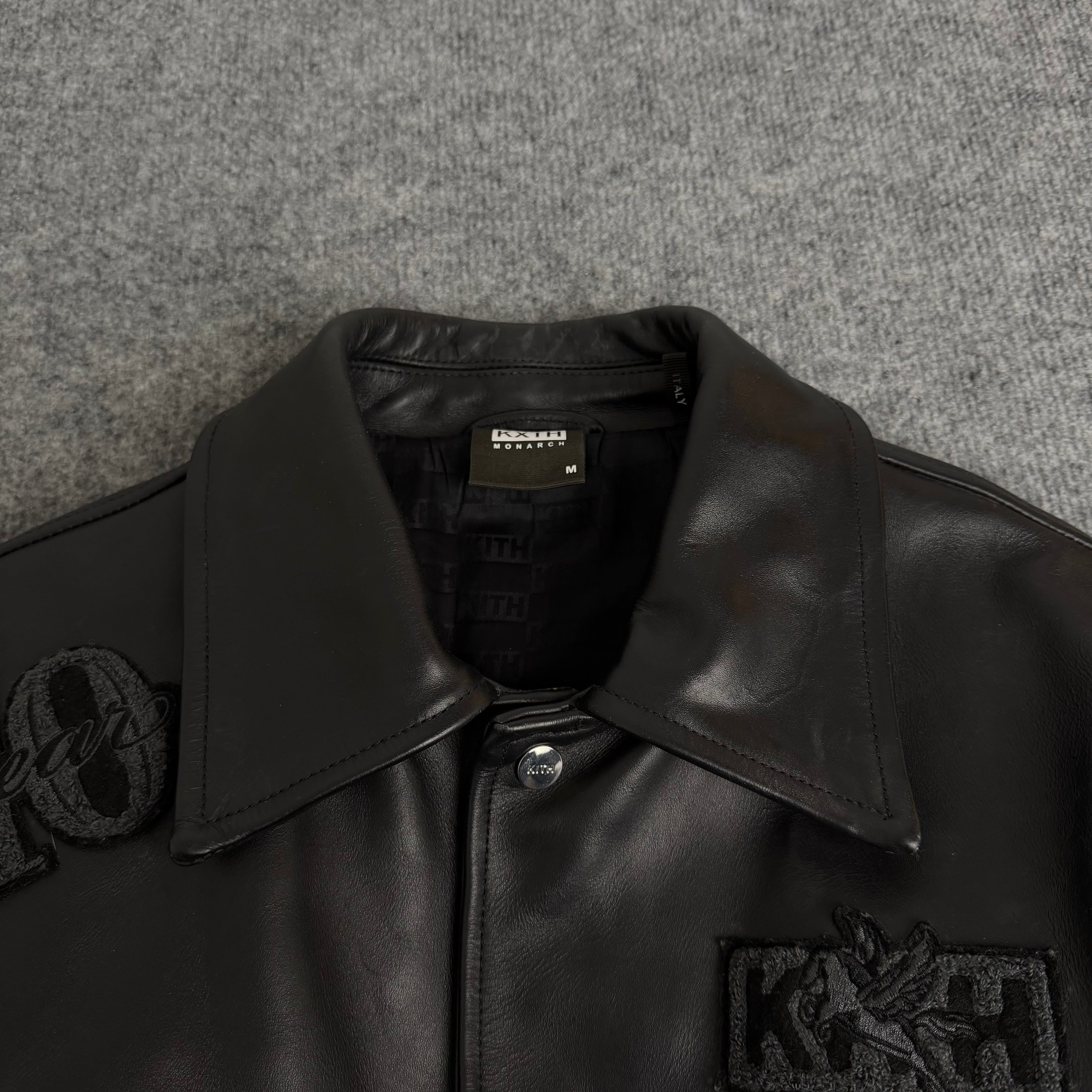 Kith læderjakke (Str. M)