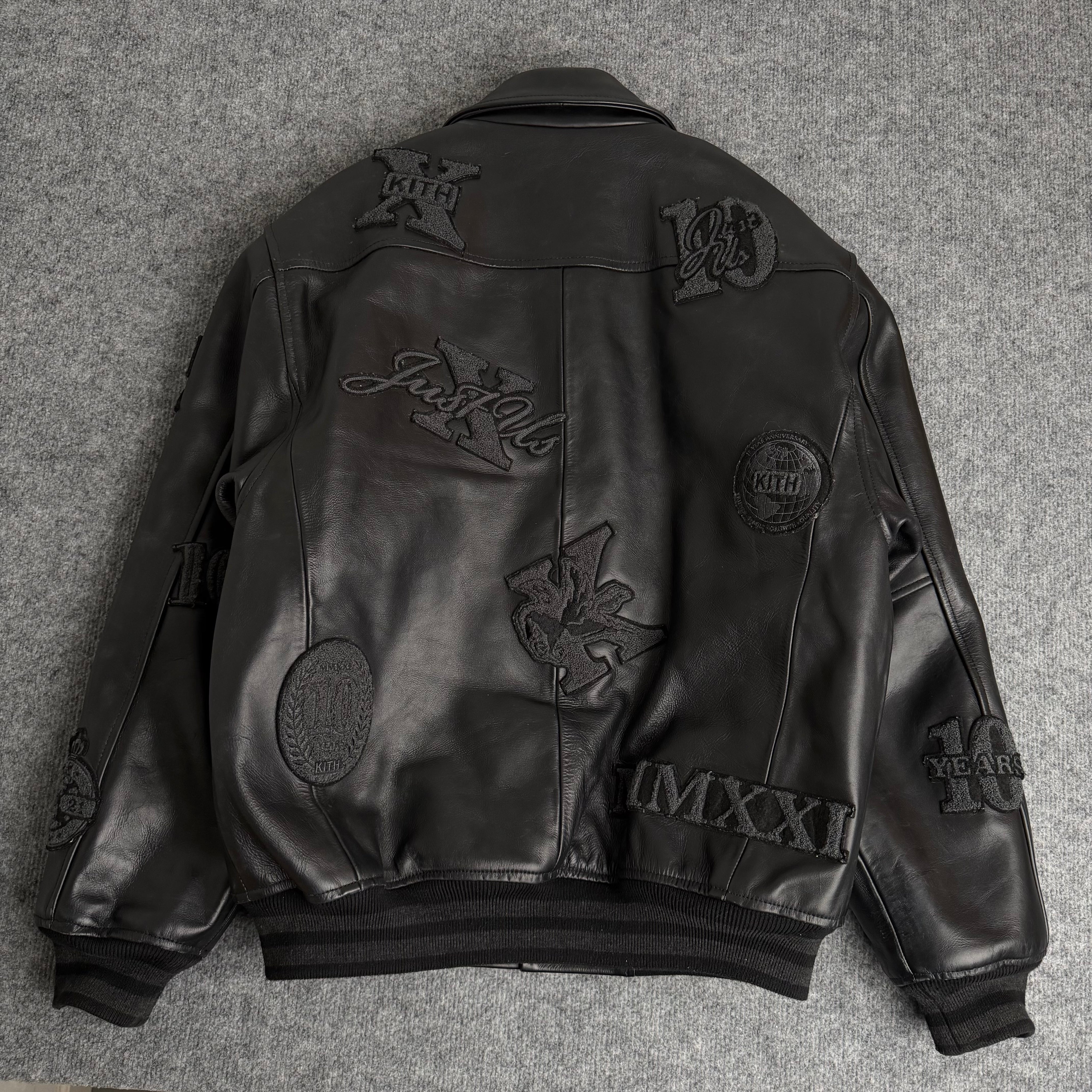 Kith læderjakke (Str. M)