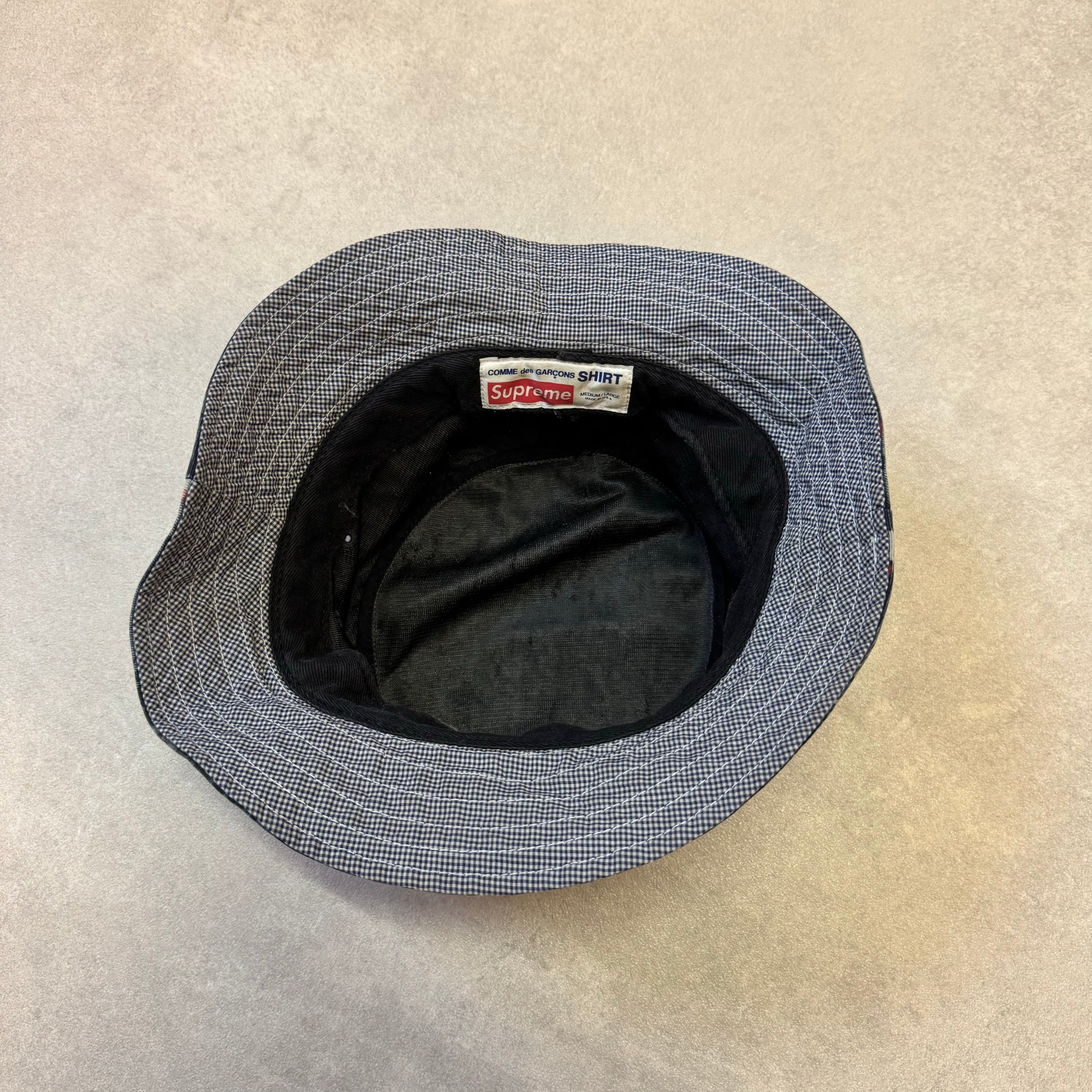 Supreme x Comme Des Garcons bøllehat (Str M-L)