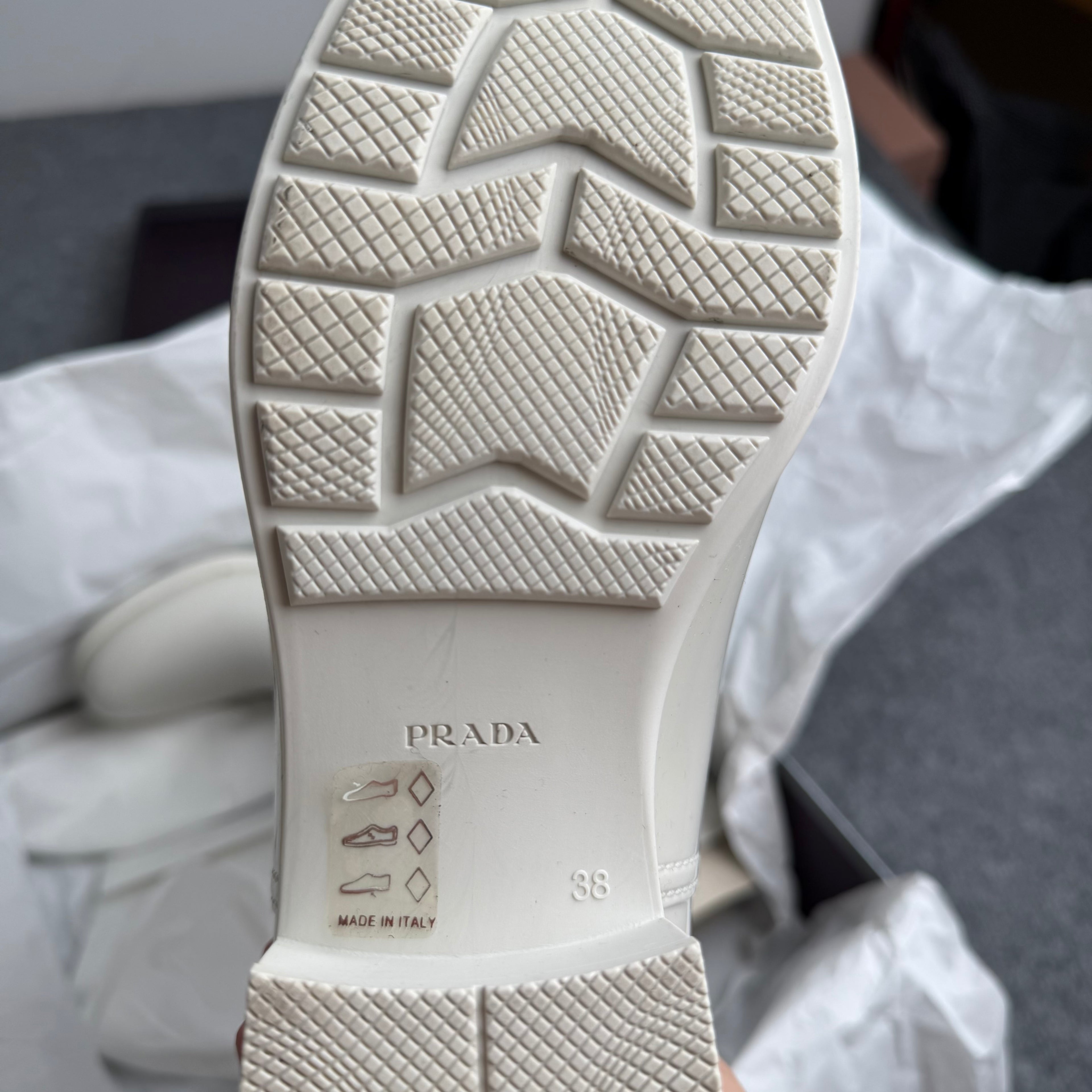 Prada gummistøvler (Str. 38)