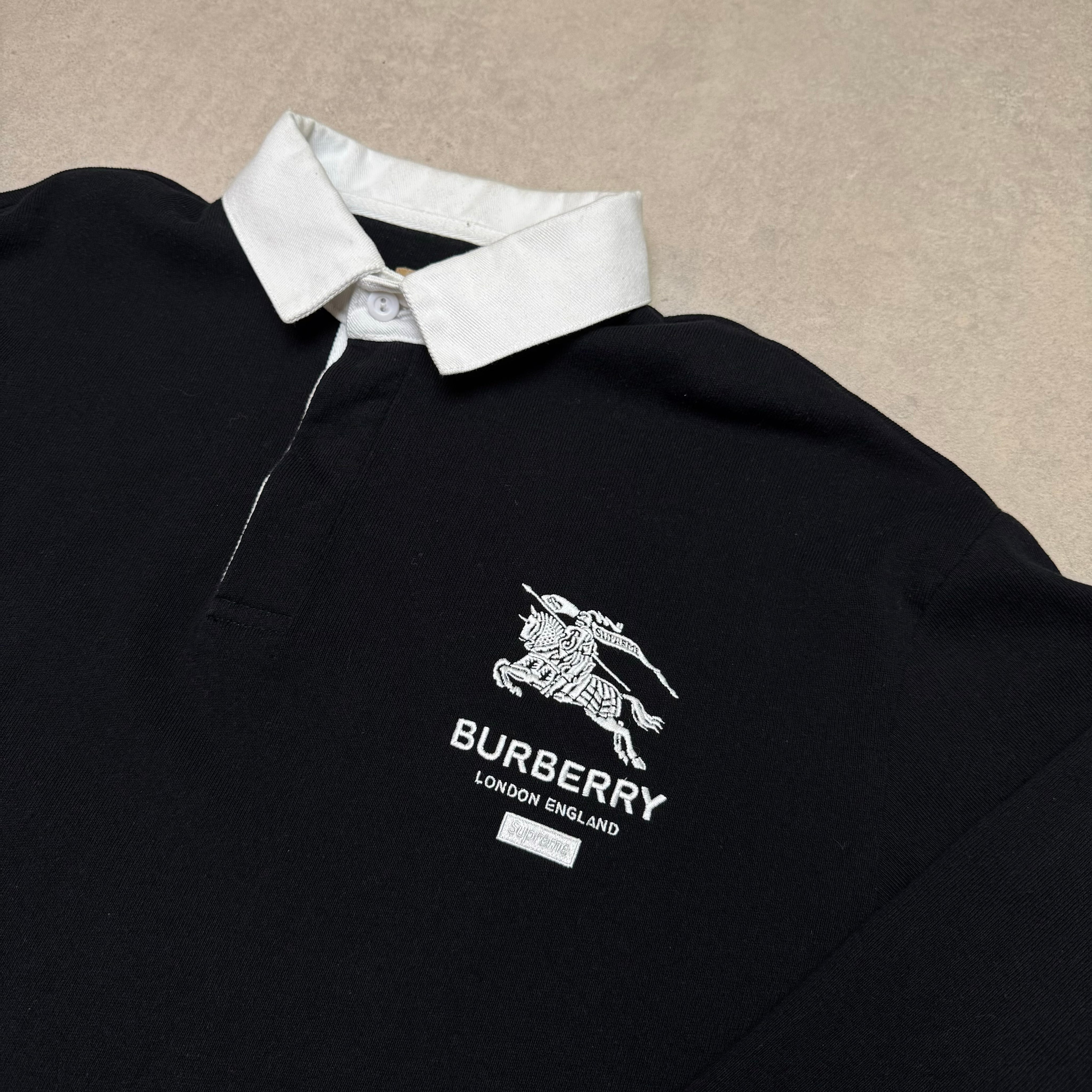 Supreme x Burberry Polo (Str. L)